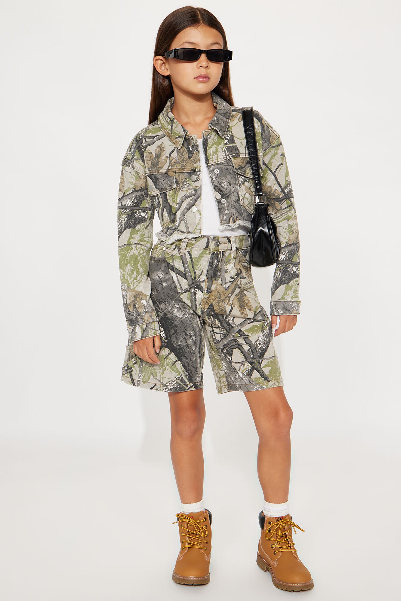 Mini Sneak Attack Camo Shacket - Camouflage