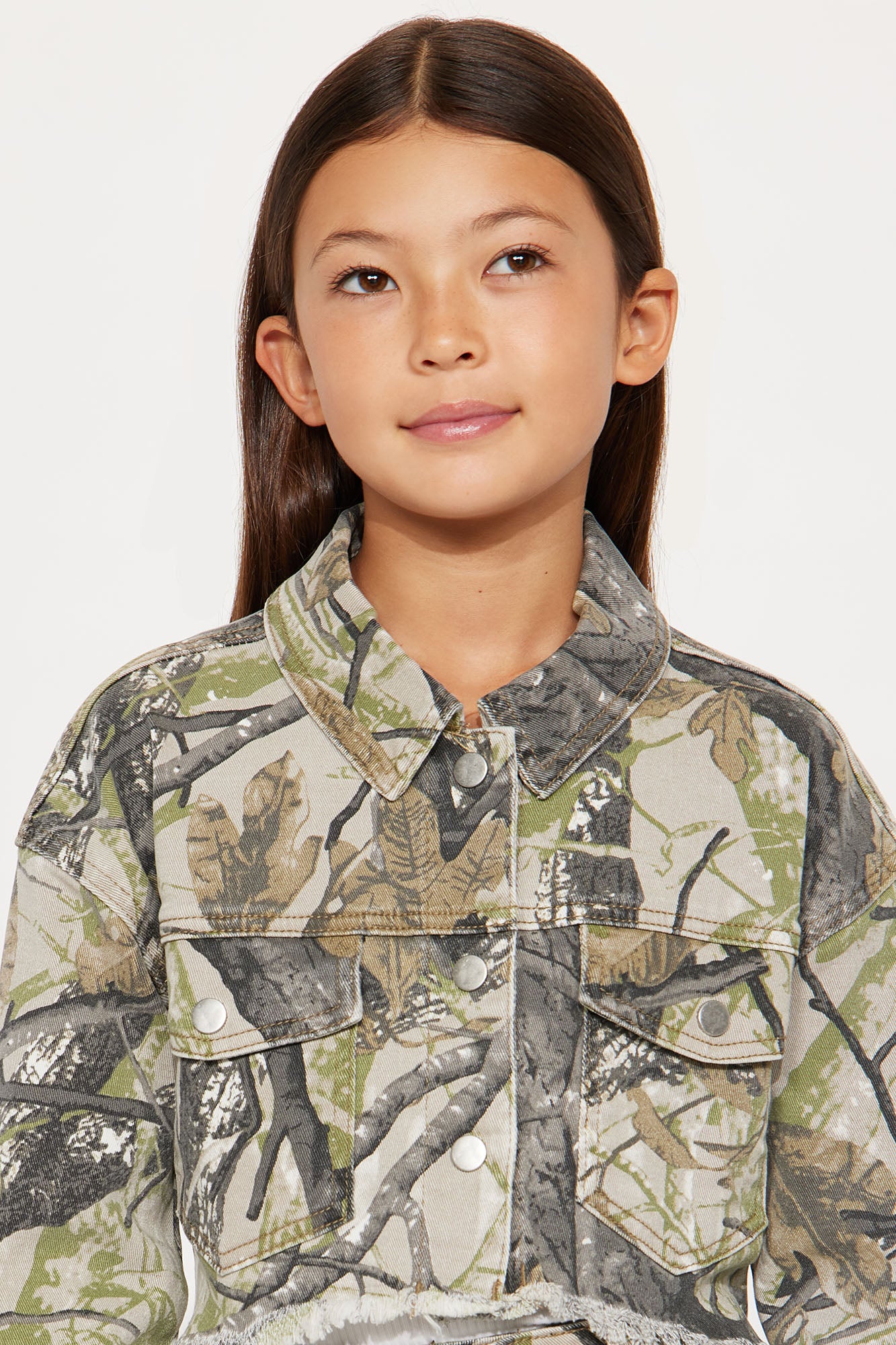 Mini Sneak Attack Camo Shacket - Camouflage
