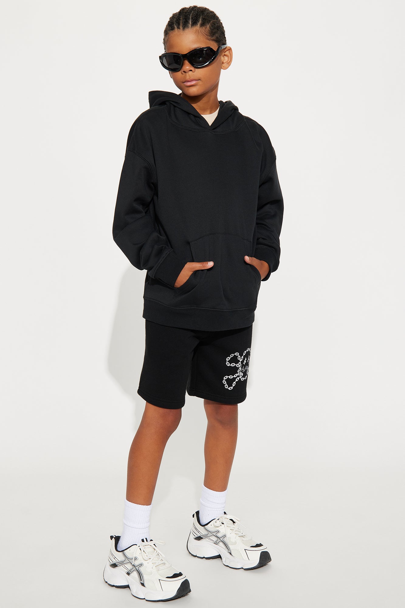 Mini Tyson Oversized Hoodie II - Black