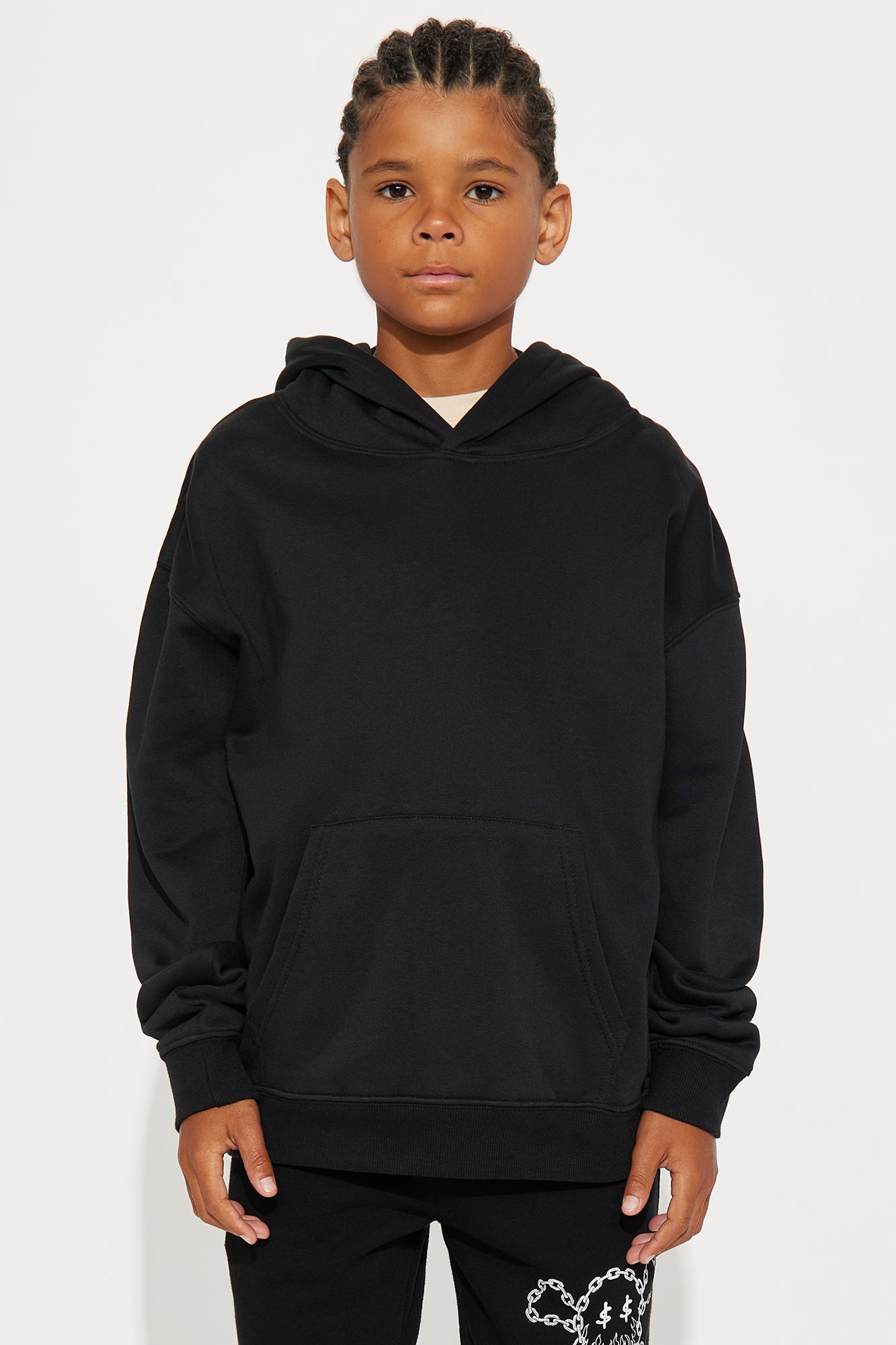 Mini Tyson Oversized Hoodie II - Black
