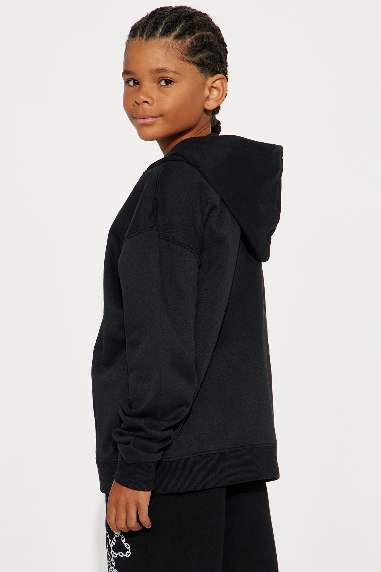 Mini Tyson Oversized Hoodie II - Black