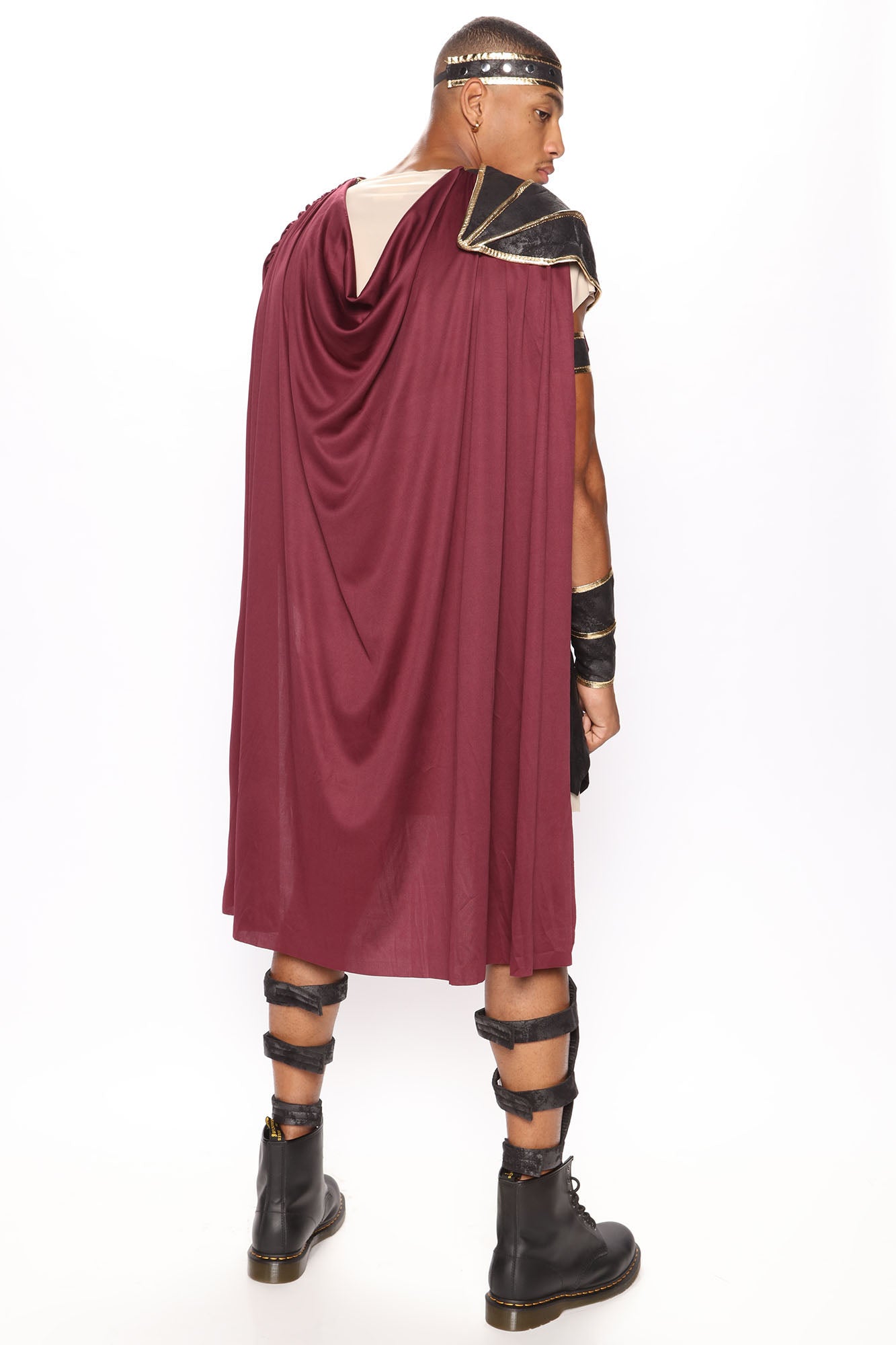 Gladiator Warrior 8 Piece Costume Set - Black/combo