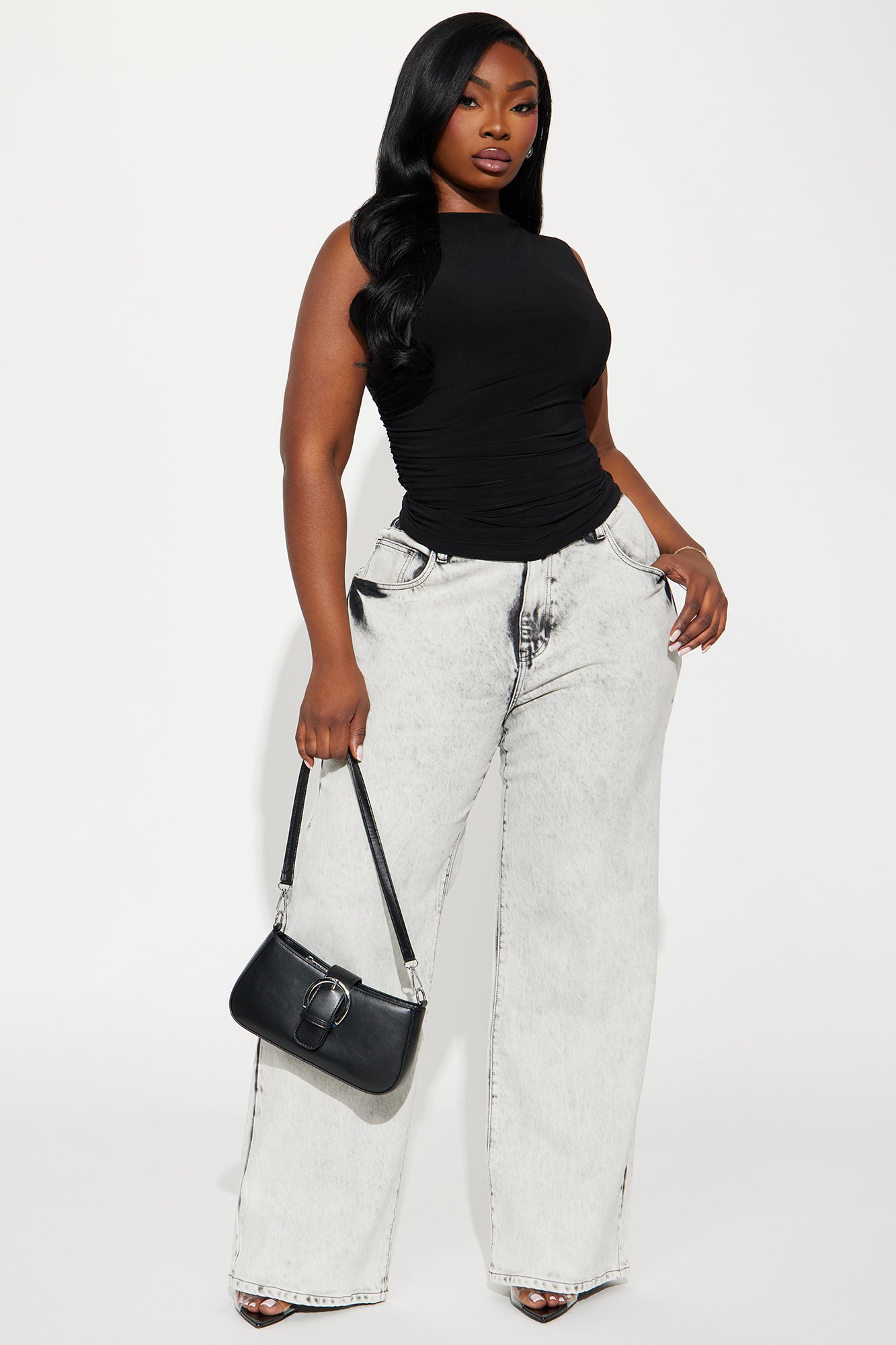 Demy Double Lined Top - Black