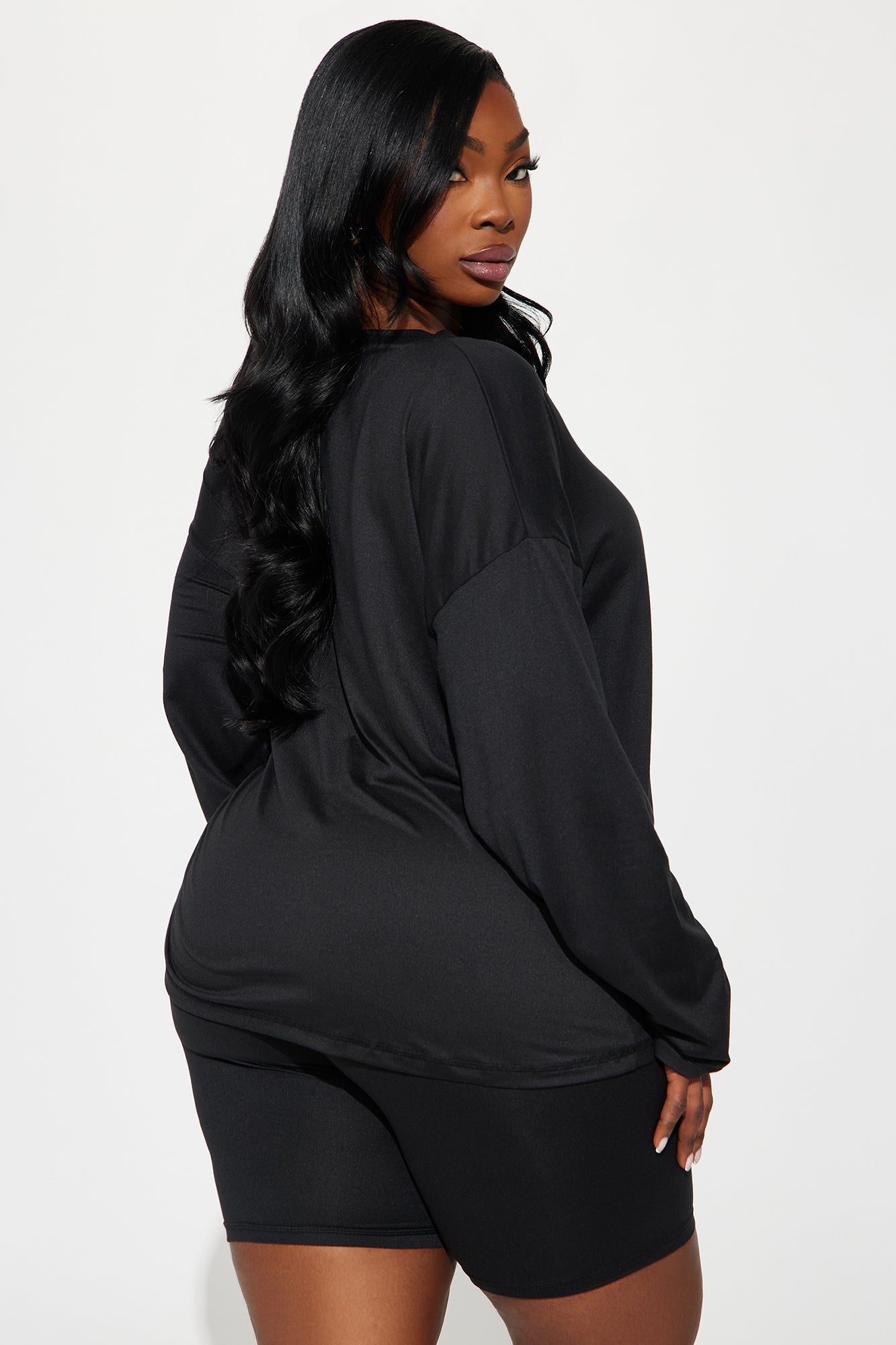 Me And You PJ Boxer Short Set - Black