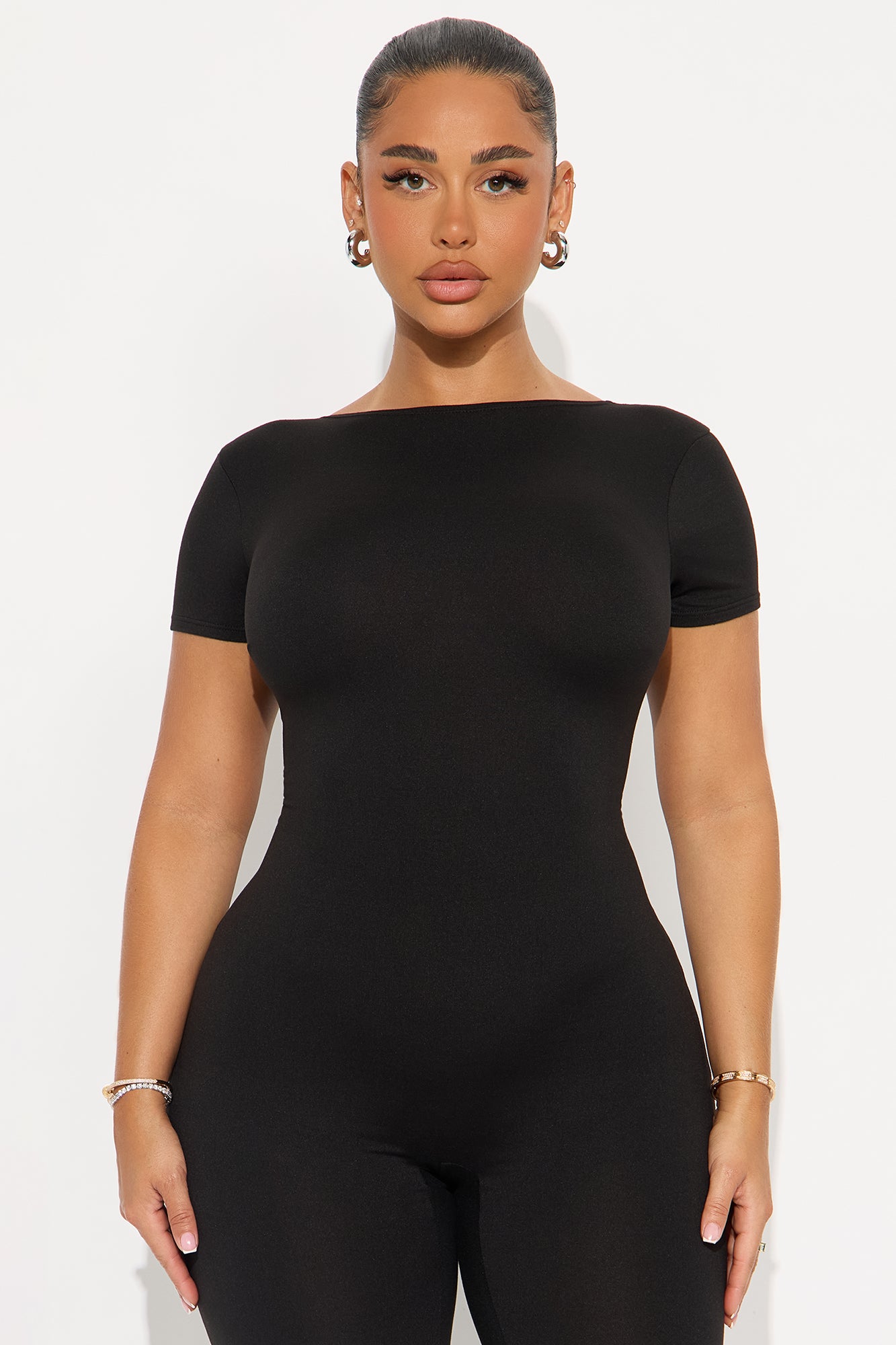 Solid Instincts Capri Jumpsuit - Black
