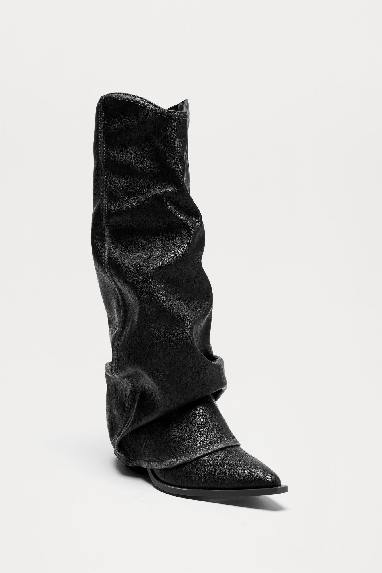 Mason Overlay Boots - Black