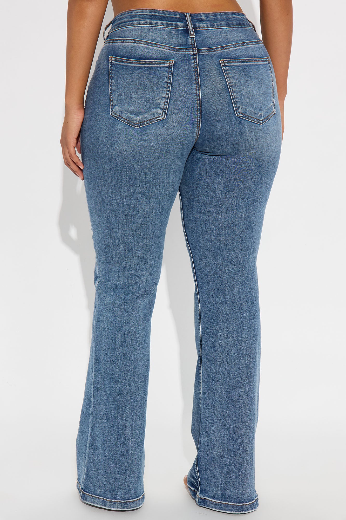 Tall Can't Compete Low Rise Stretch Bootcut Jean - Medium Wash