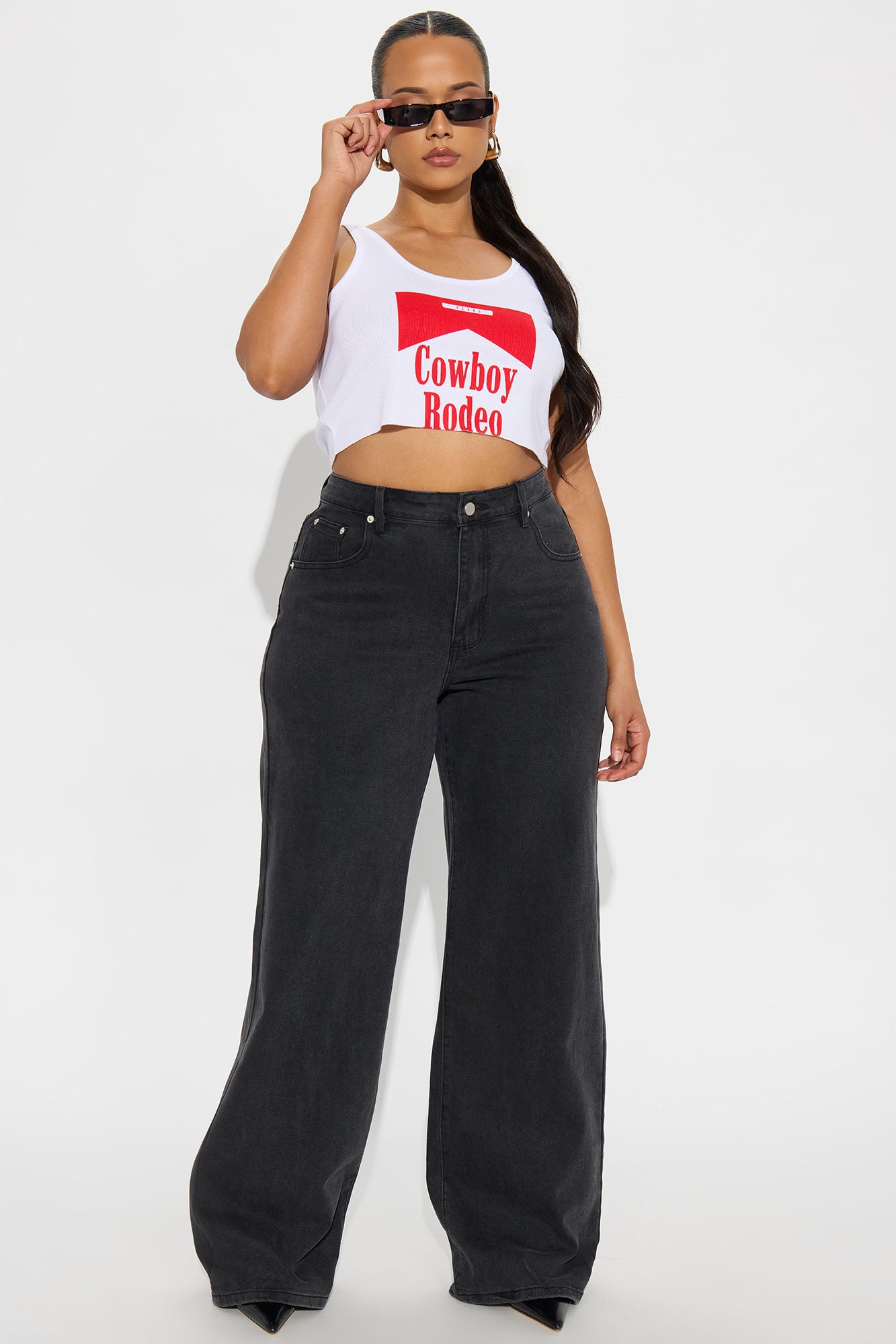 Tall Bonafide Basic Straight Leg Jeans - Black Wash