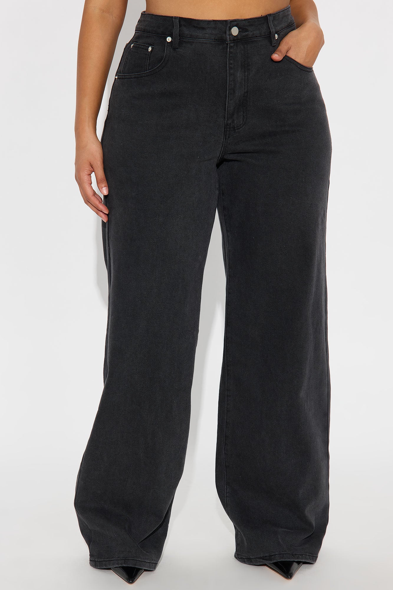 Tall Bonafide Basic Straight Leg Jeans - Black Wash