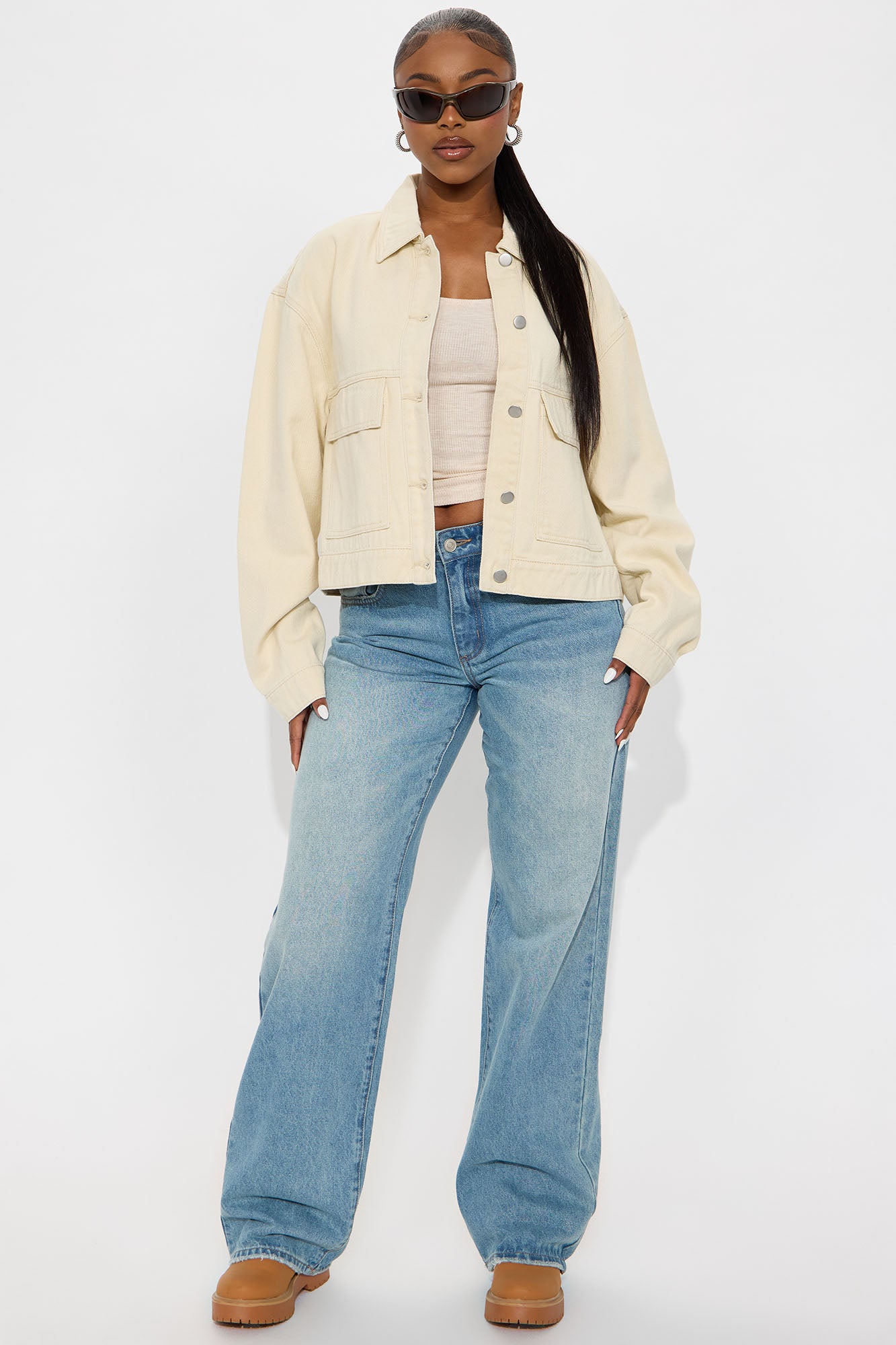 Minimal Muse Straight Leg Jeans - Light Wash