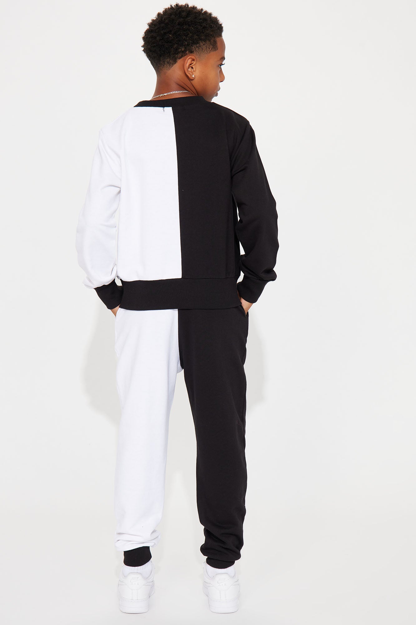 Mini Savage In Disguise Pant set - Black/White