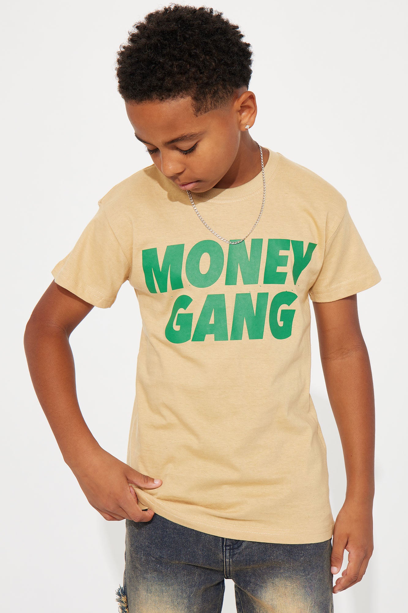 Mini Money Gang T-Shirt - Sand