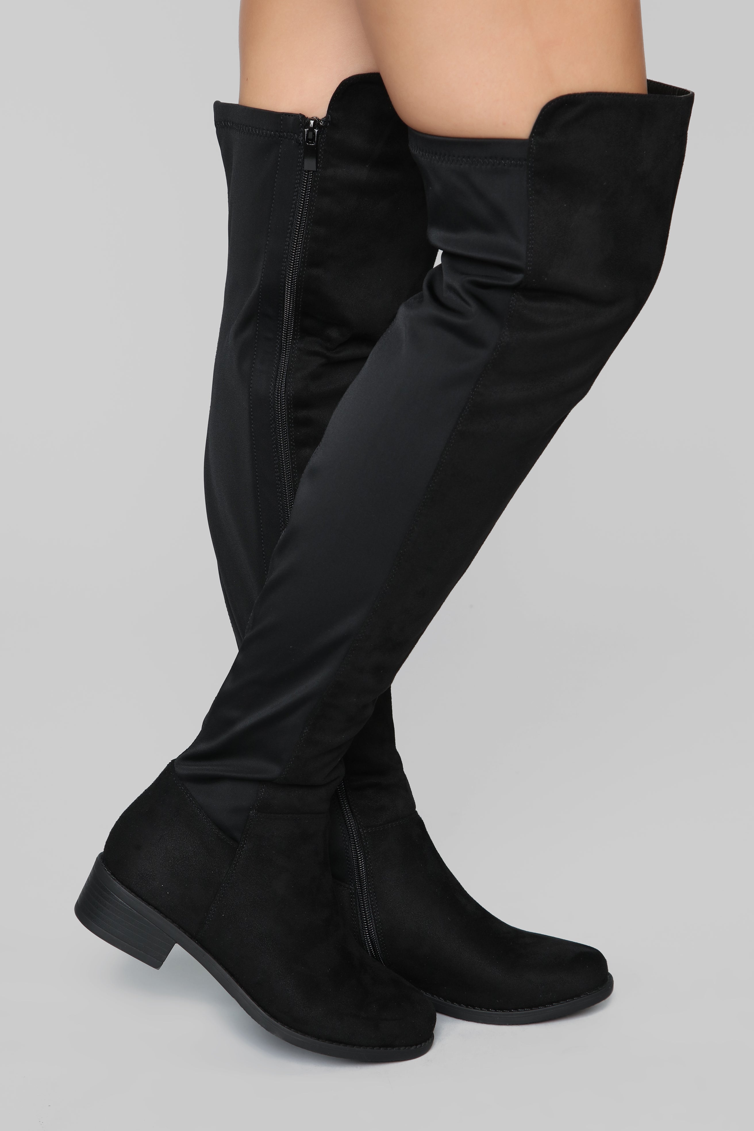 Marja Over The Knee Boot - Black