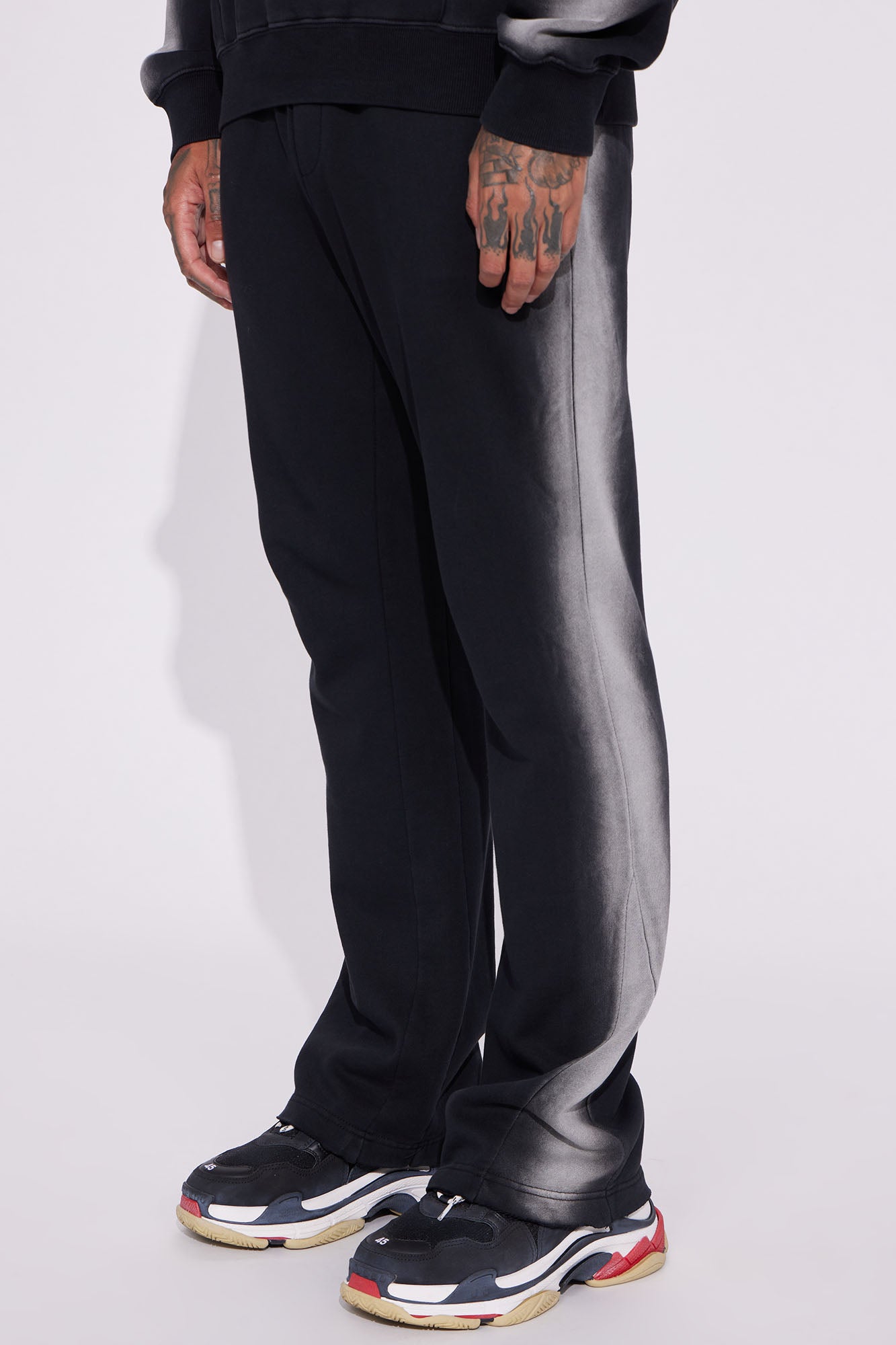Tayson All You Flared Sweatpants - Black