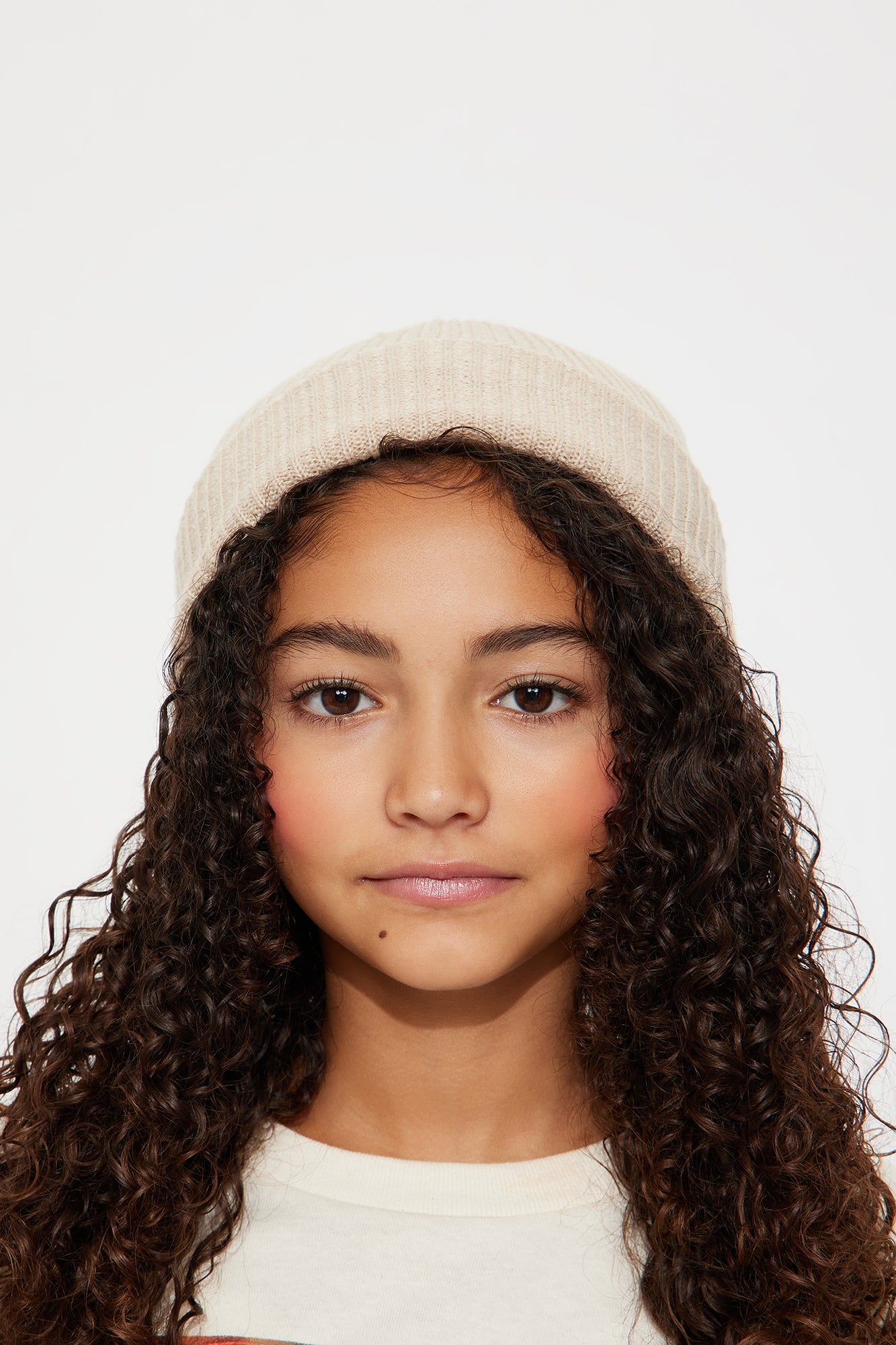 Mini Keep Me Cozy Beanie - Nude