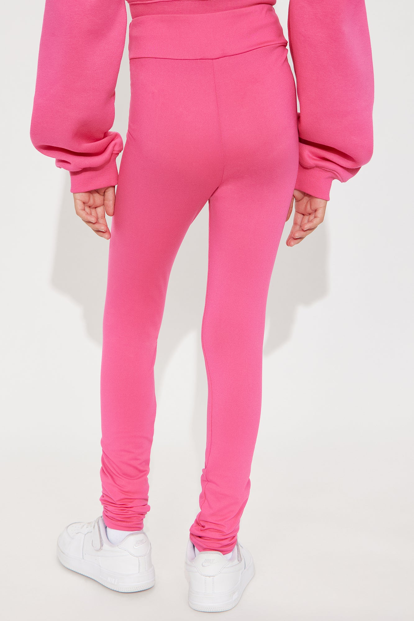 Mini Family Goals Crown Legging - Hot Pink