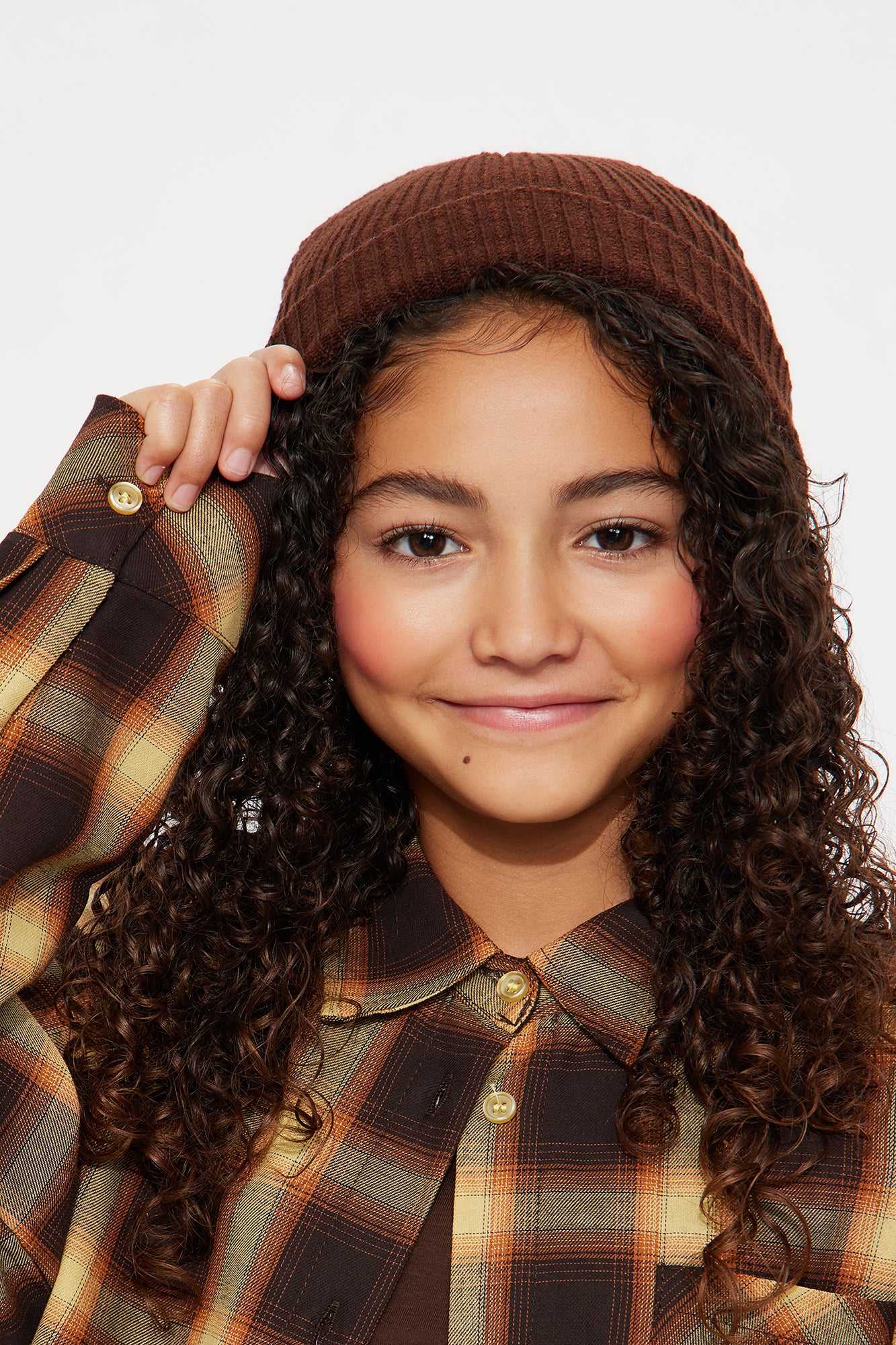 Mini Keep Me Cozy Beanie - Chocolate