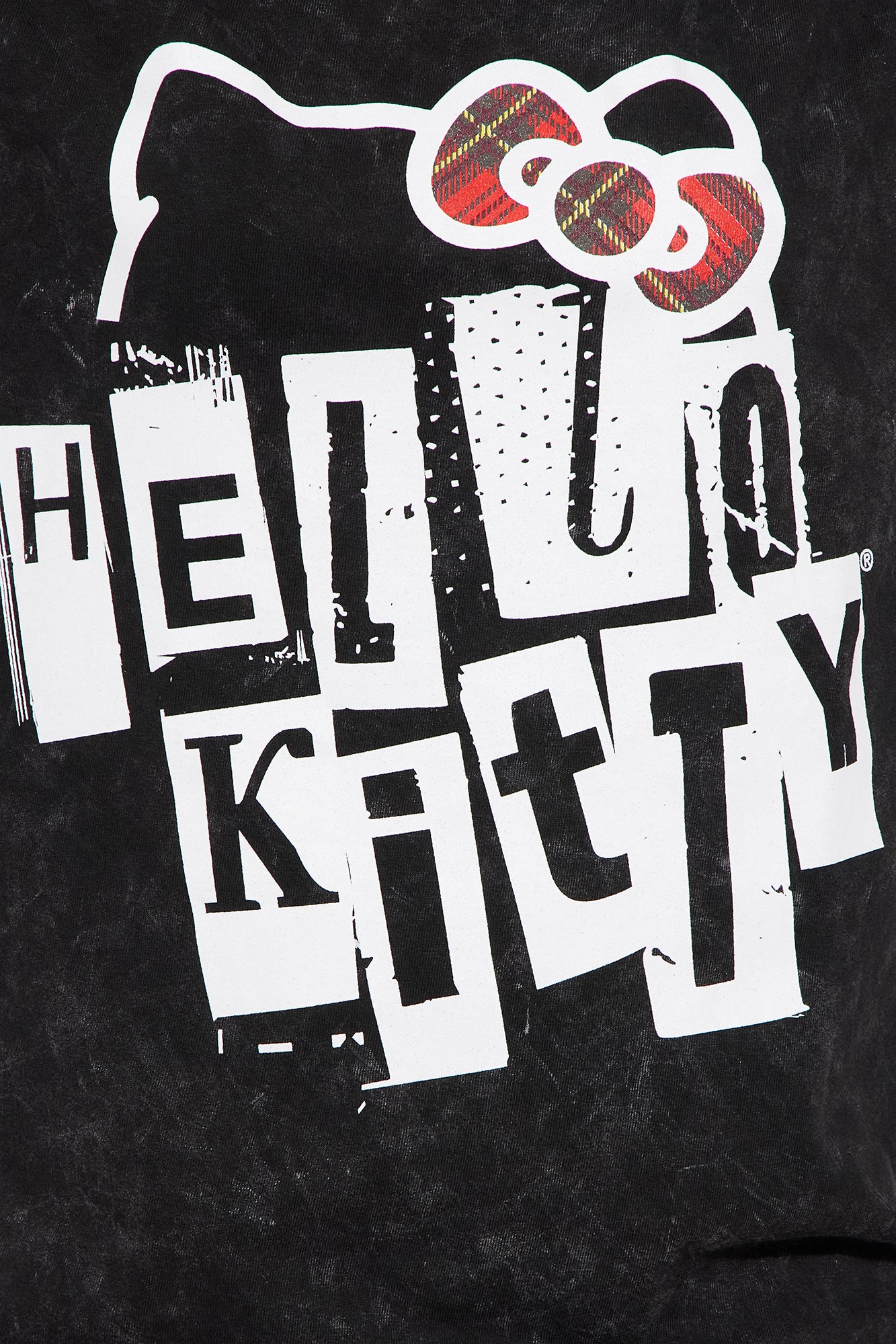 Hello Kitty Washed Tee - Black