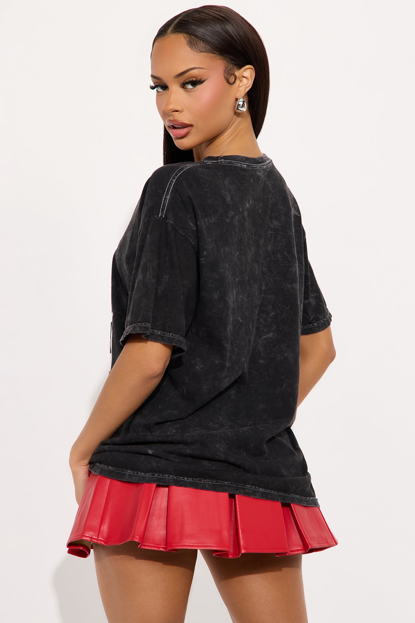 Hello Kitty Washed Tee - Black