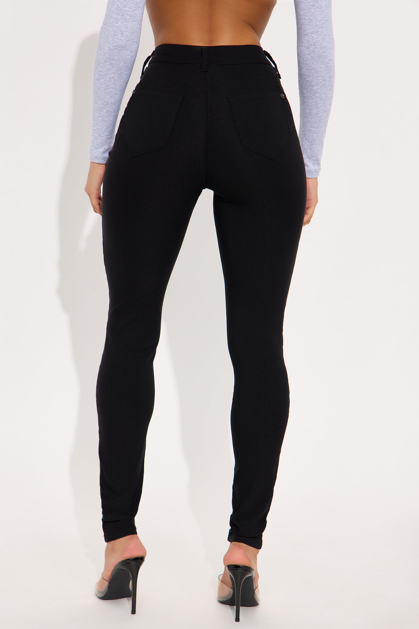 Tall Hyperstretch Skinny Pants - Black