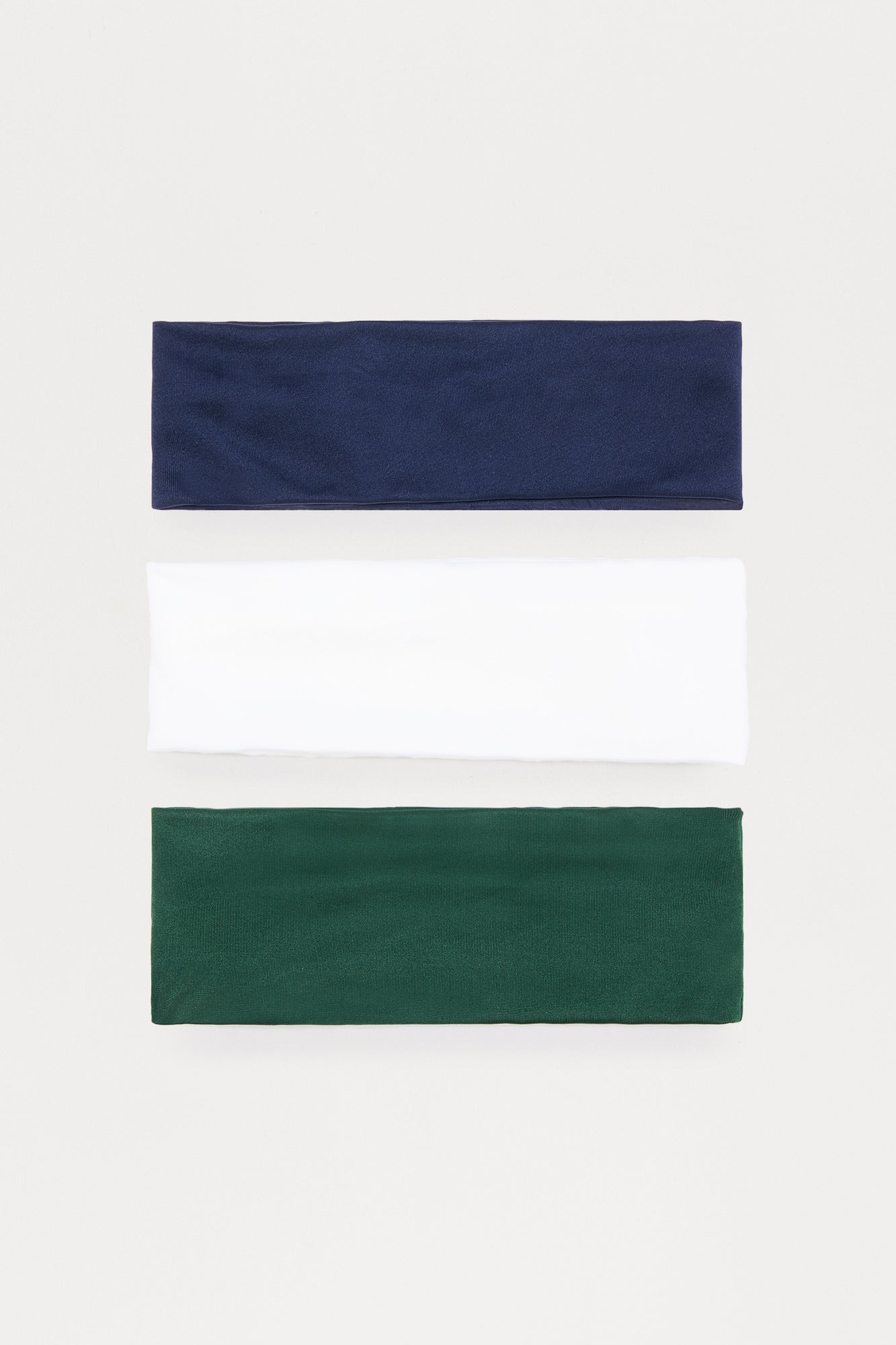 Athletic Girly 3 Piece Headband Set - Navy/combo