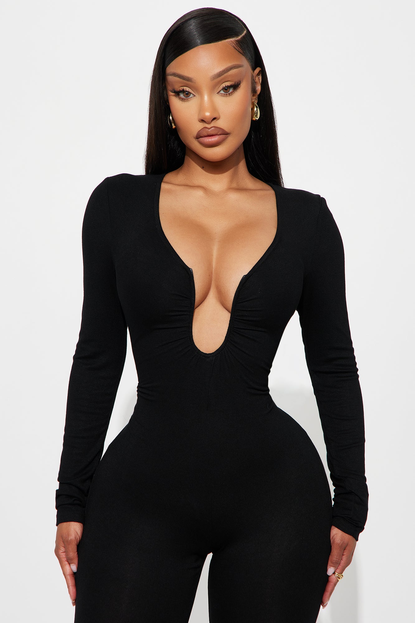 Sensual Club Jumpsuit - Black