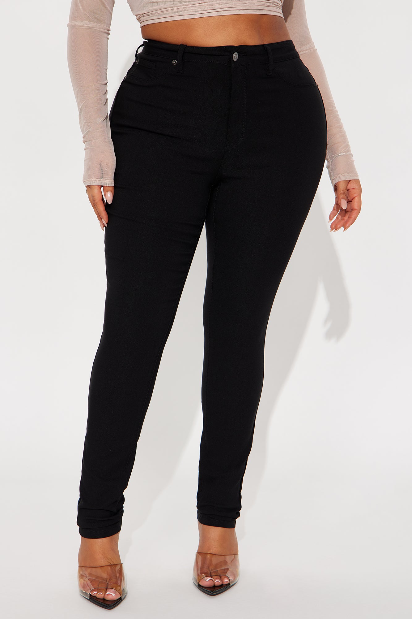 Tall Hyperstretch Skinny Pants - Black
