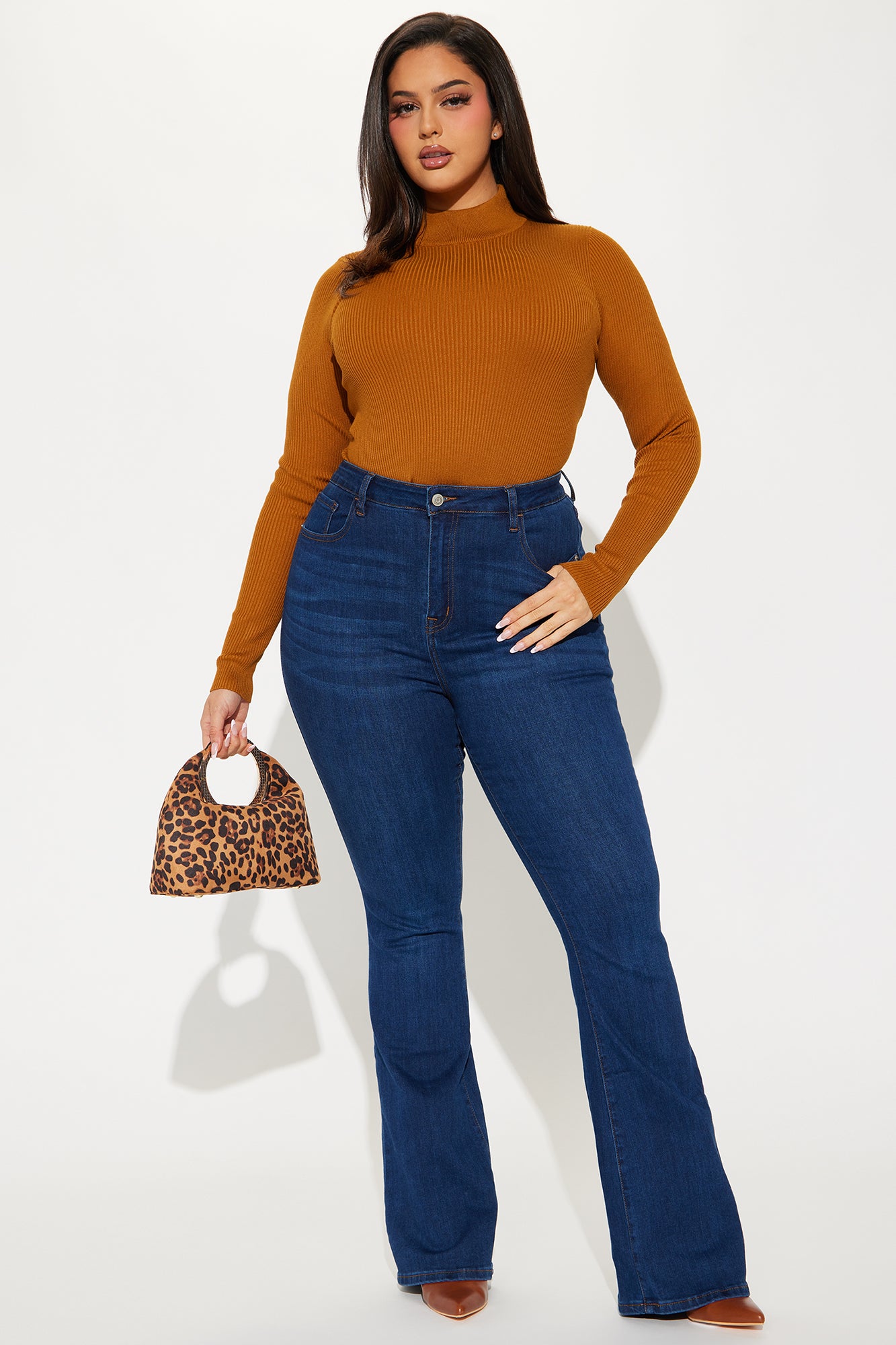 Day In Pasadena Sweater - Rust