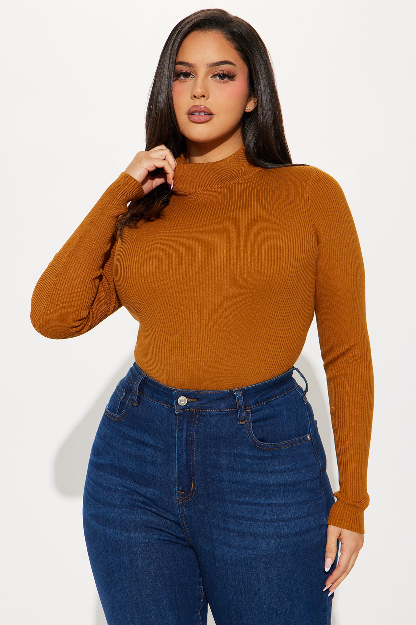 Day In Pasadena Sweater - Rust