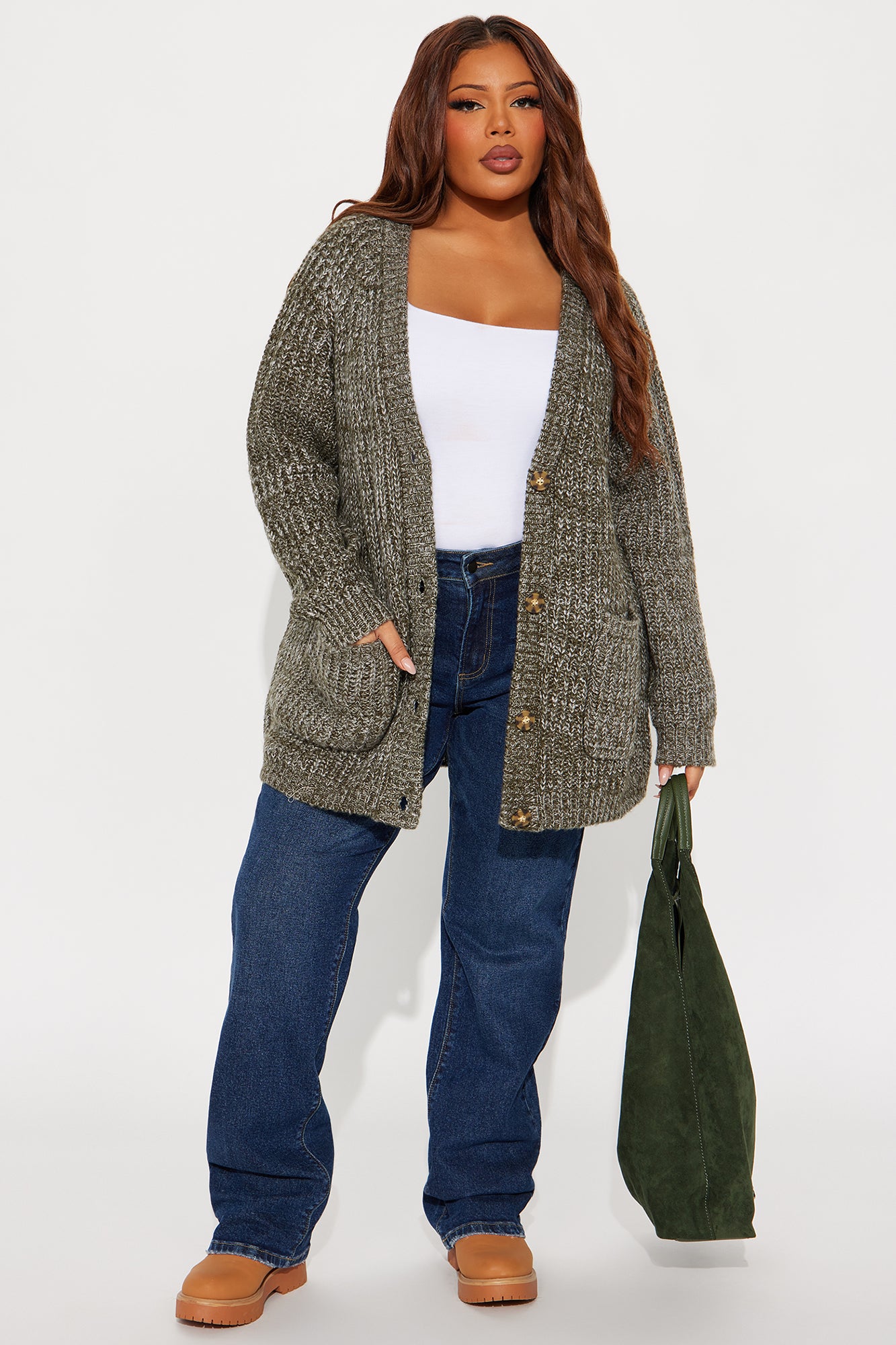 Taylee Cardigan - Olive