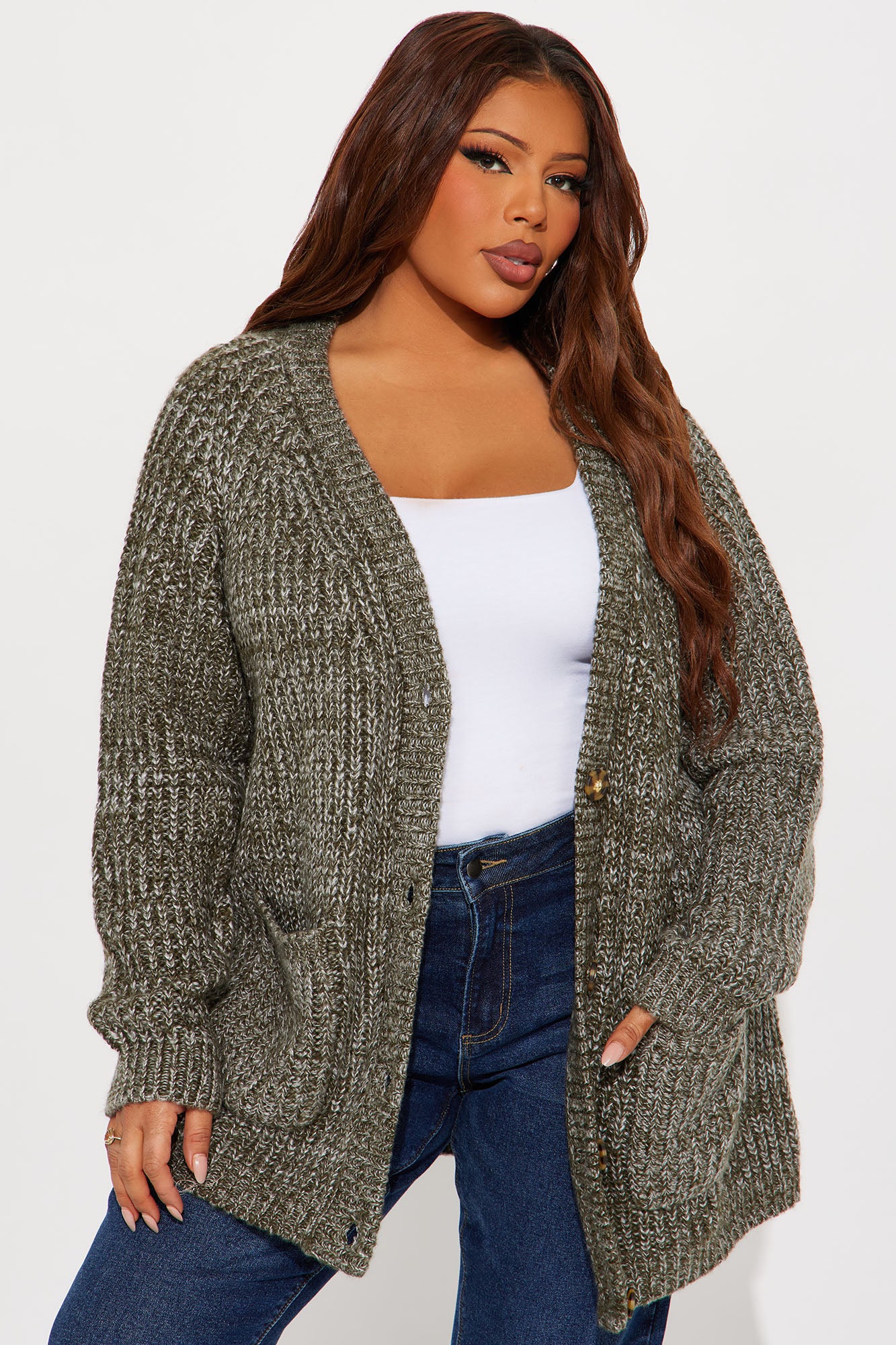 Taylee Cardigan - Olive
