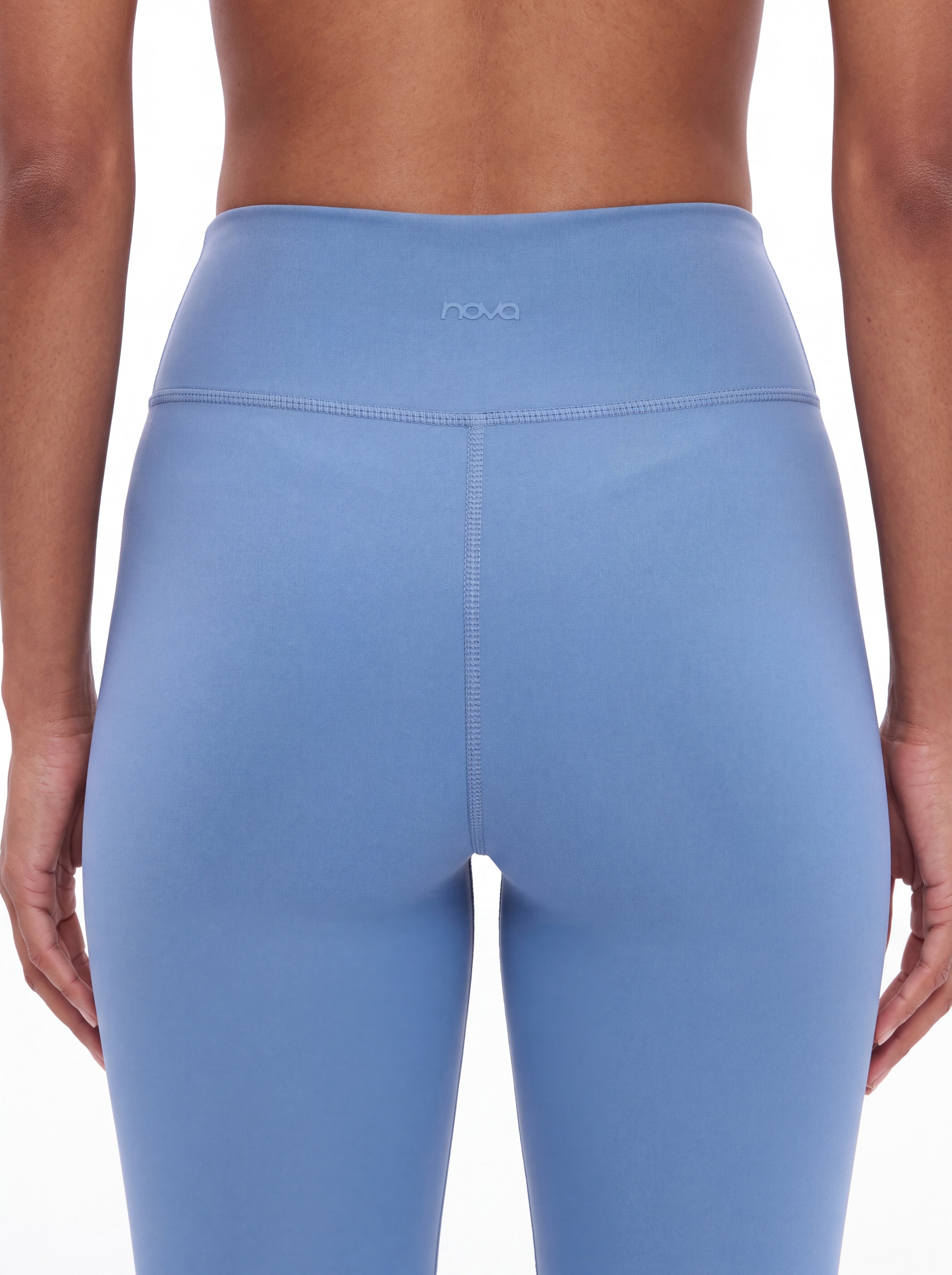 CloudForm™ 18″ Midrise Capri Legging - Opal Blue