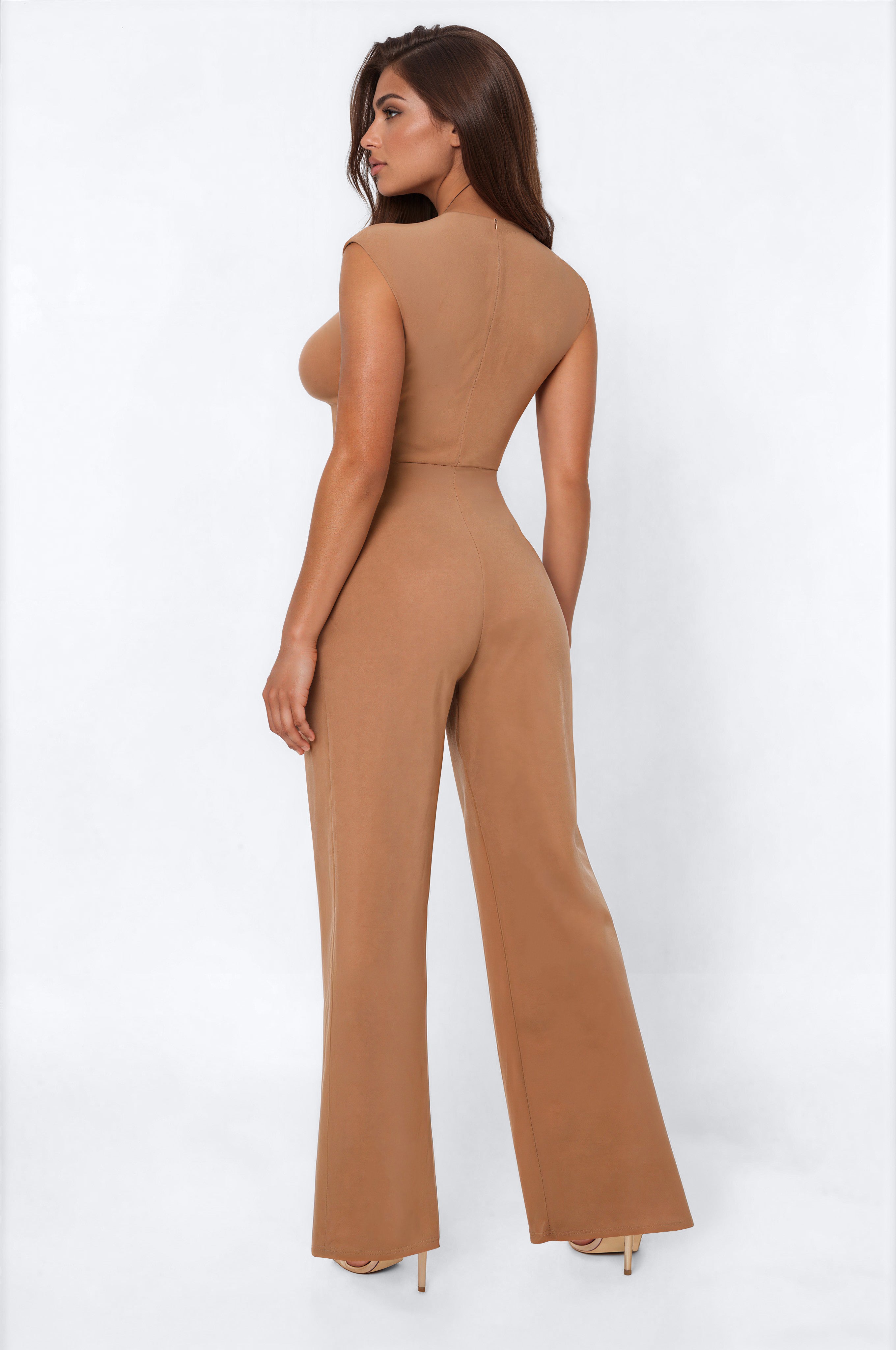 On Point Jumpsuit - Taupe