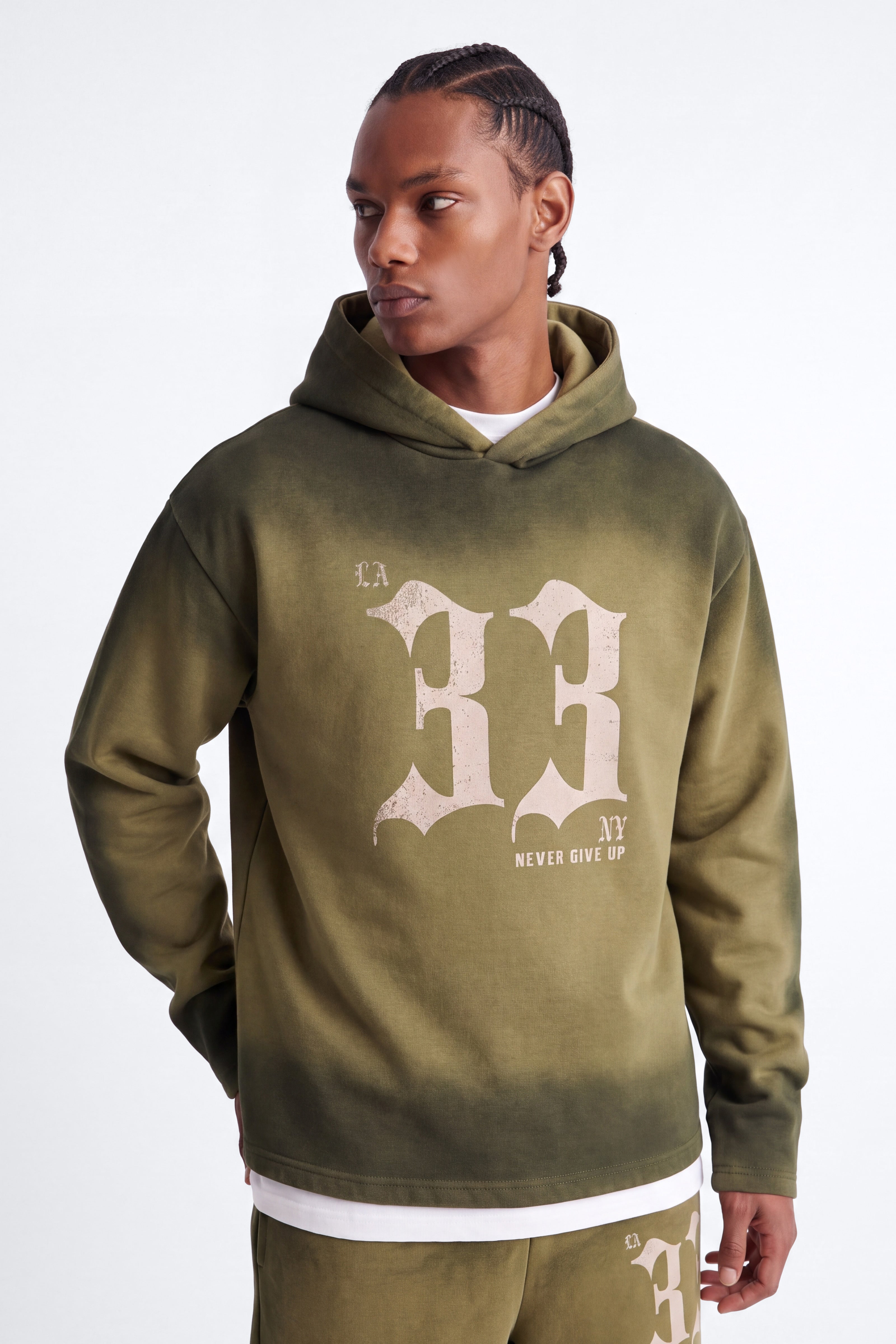 Substance 33 Hoodie - Olive/combo