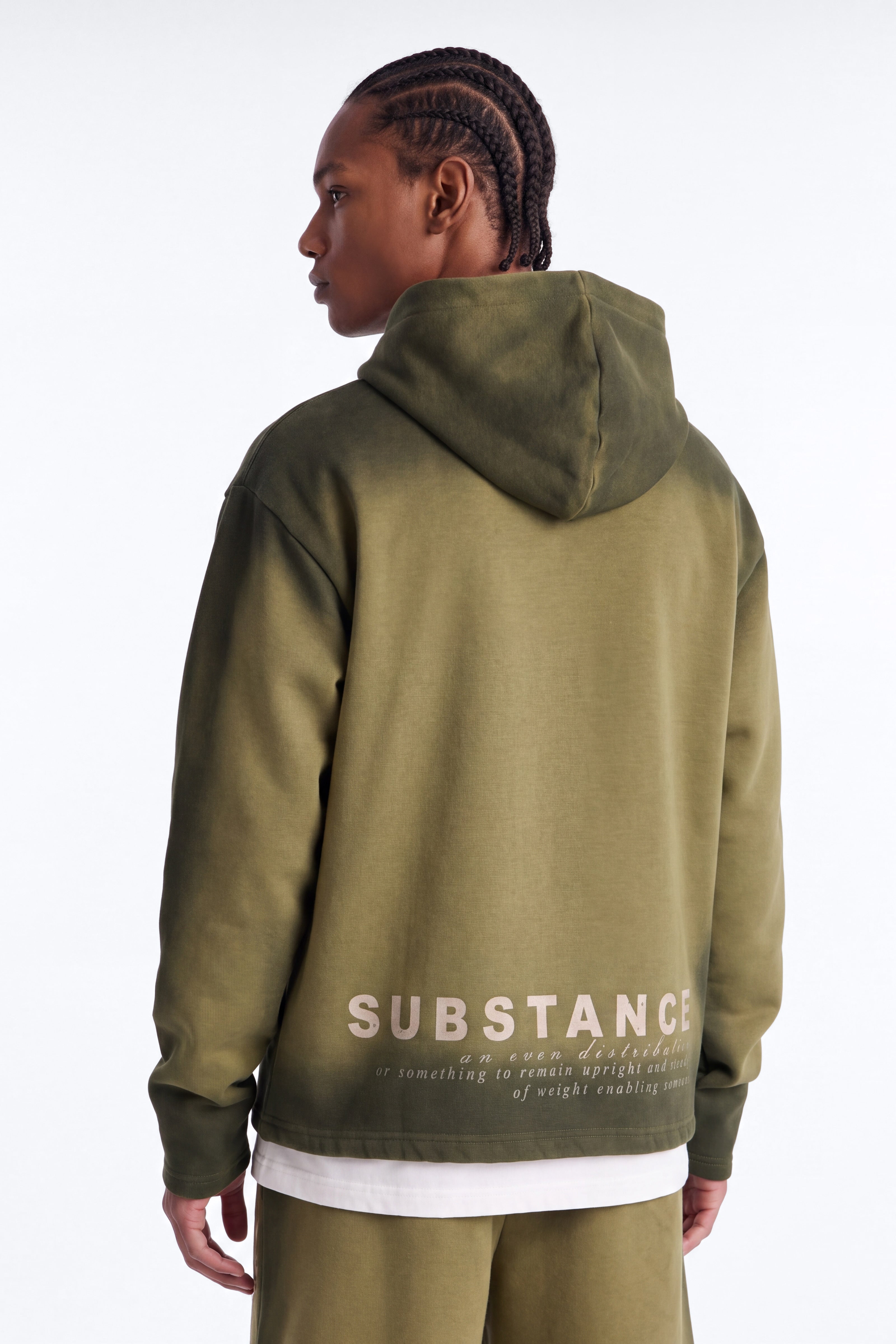 Substance 33 Hoodie - Olive/combo
