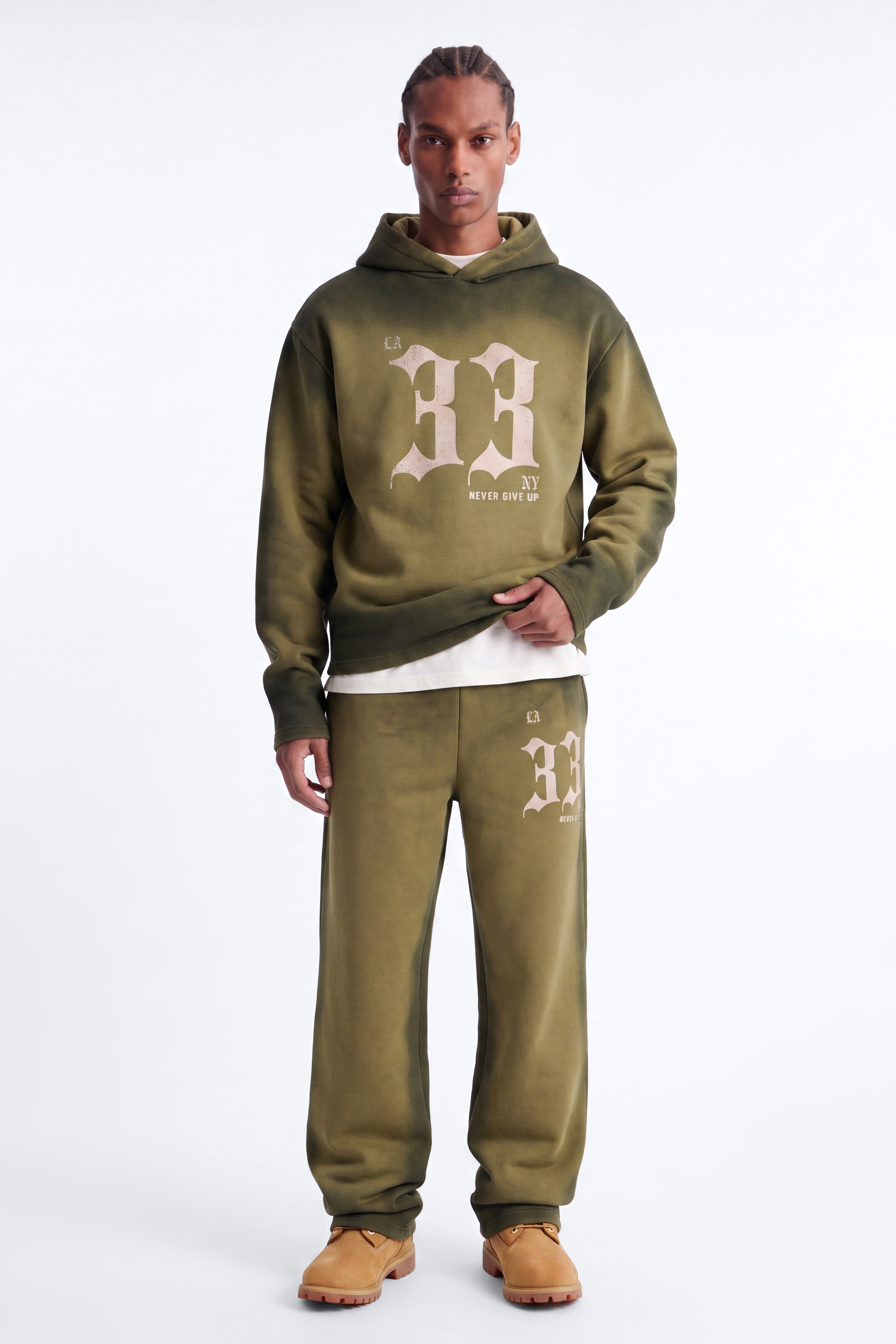 Substance 33 Hoodie - Olive/combo