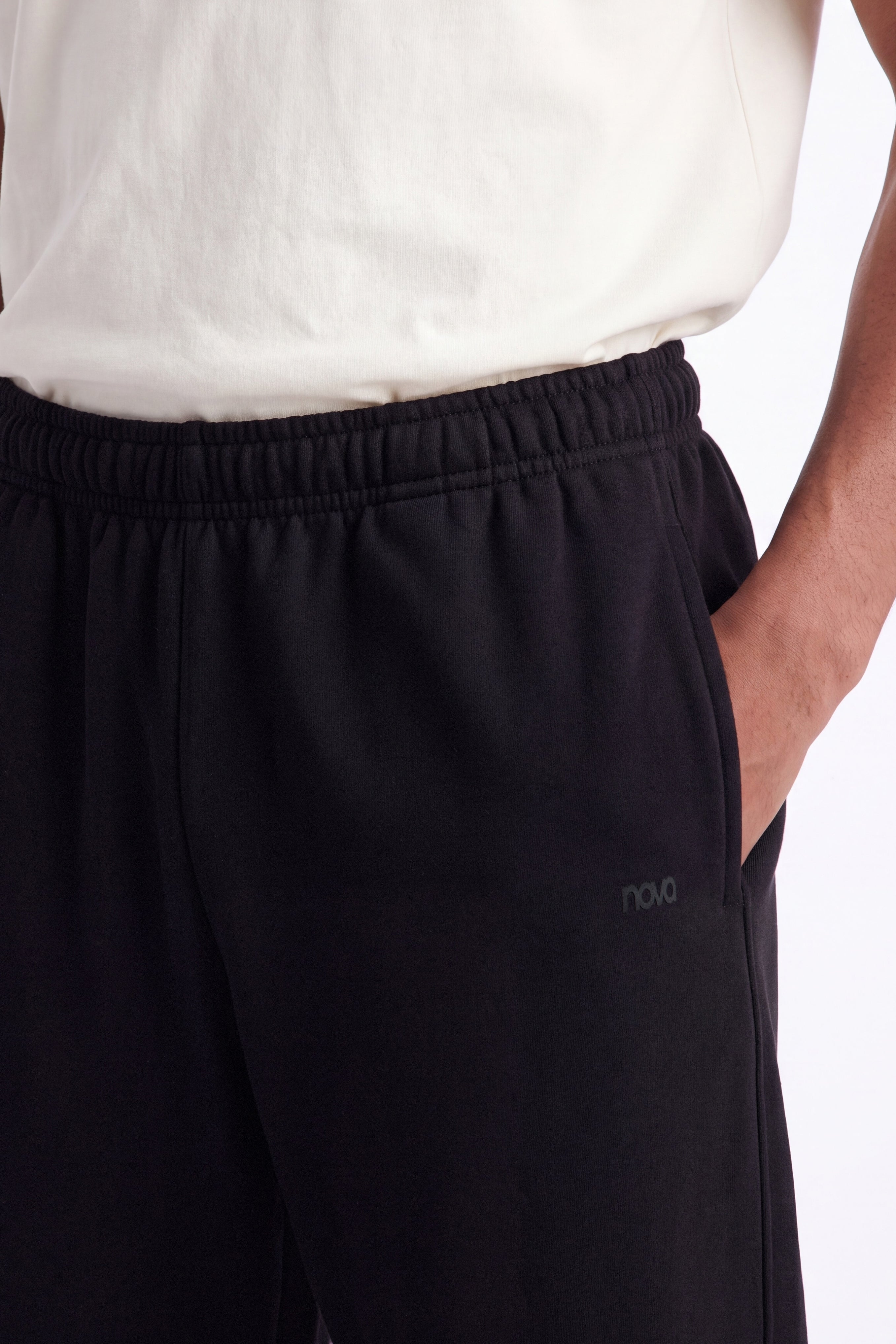 Logan Jogger Fleece Sweatpant - Black