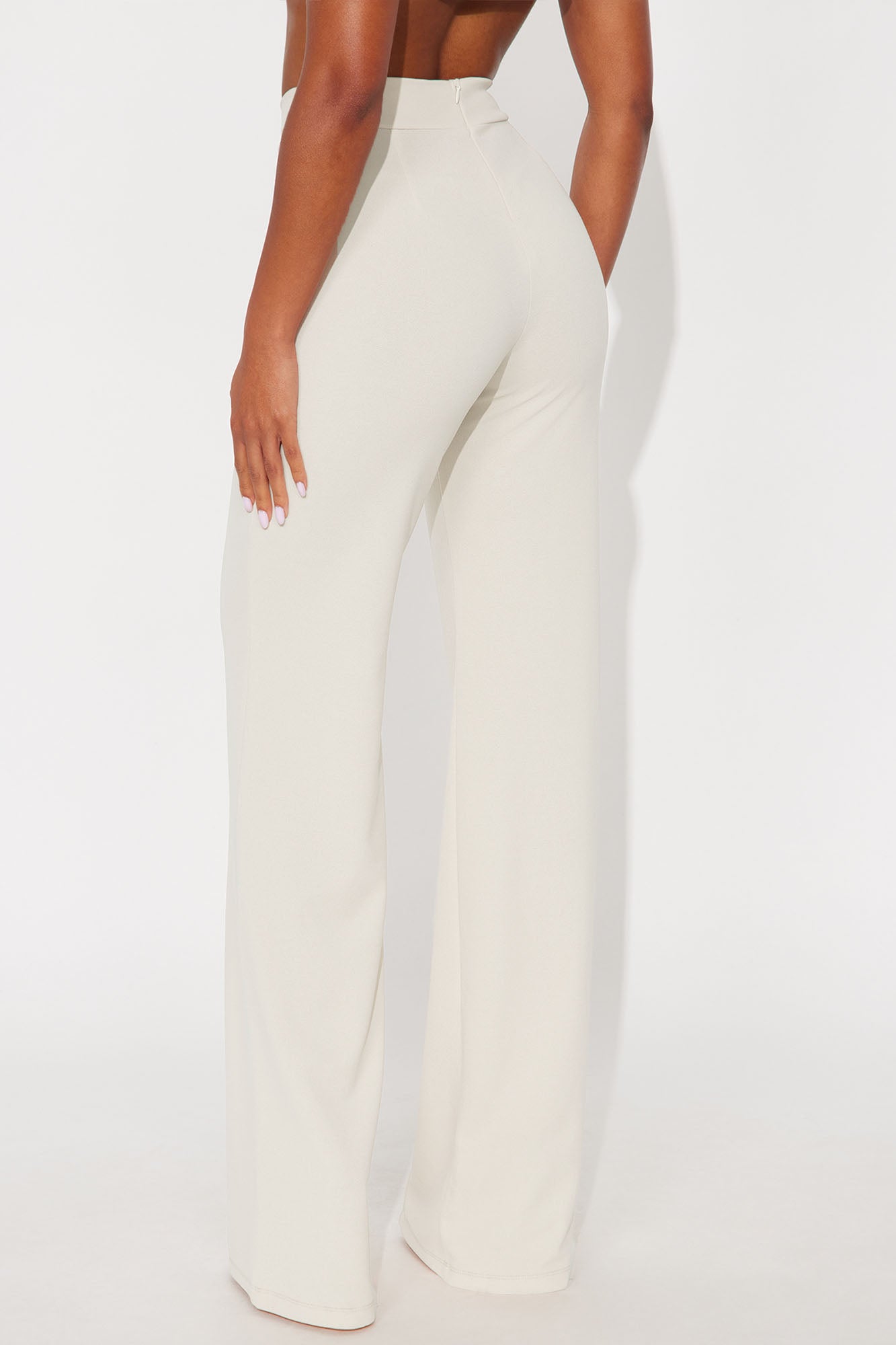 Tall Call It Even Wide Leg Dress Pants - Oatmeal