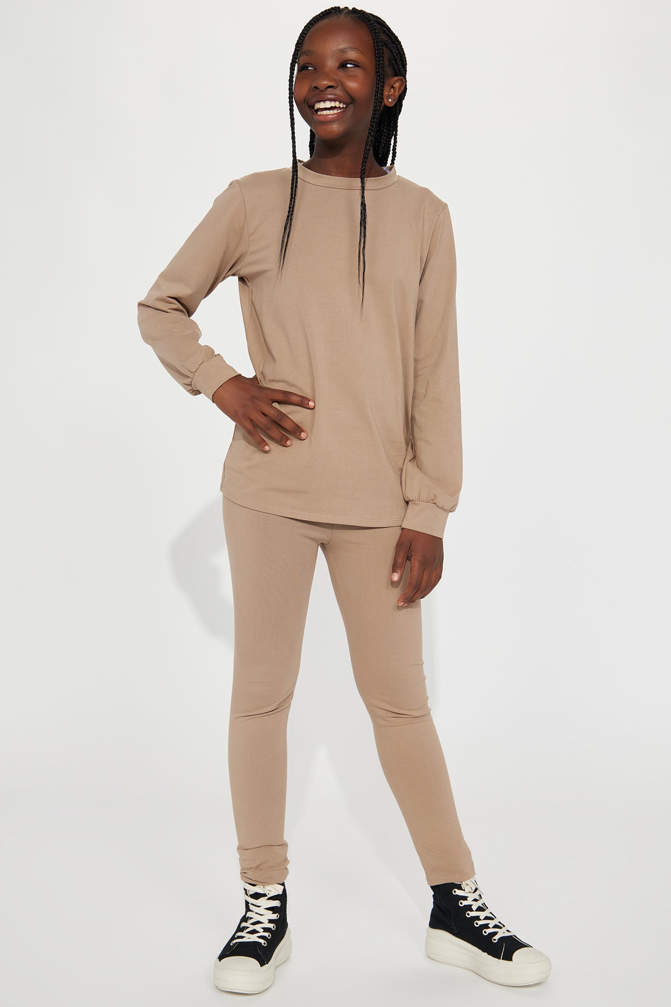 Mini Paparazzi II Legging Set - Mocha