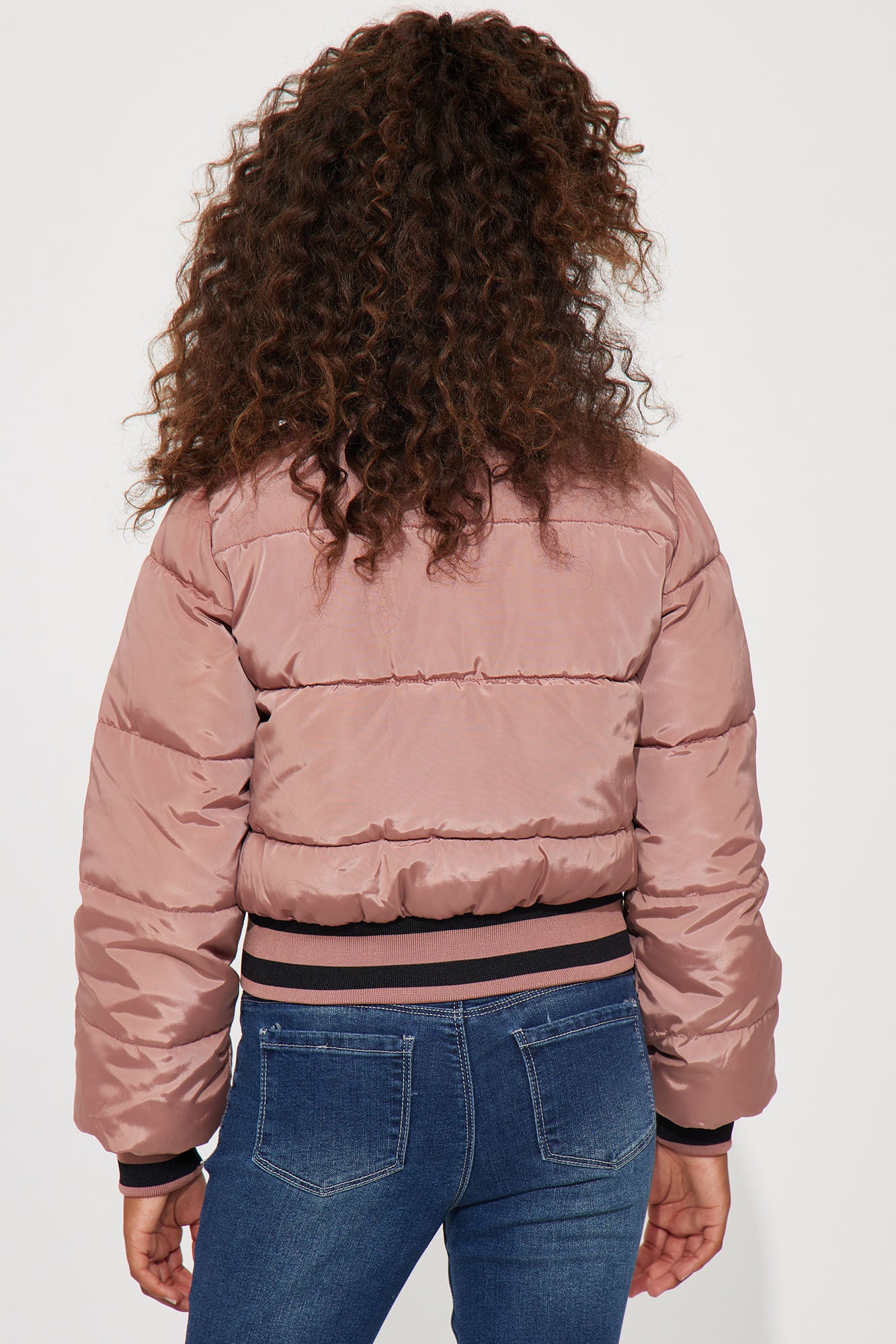 Mini Mrs. Jackson Puffer Jacket - Pink