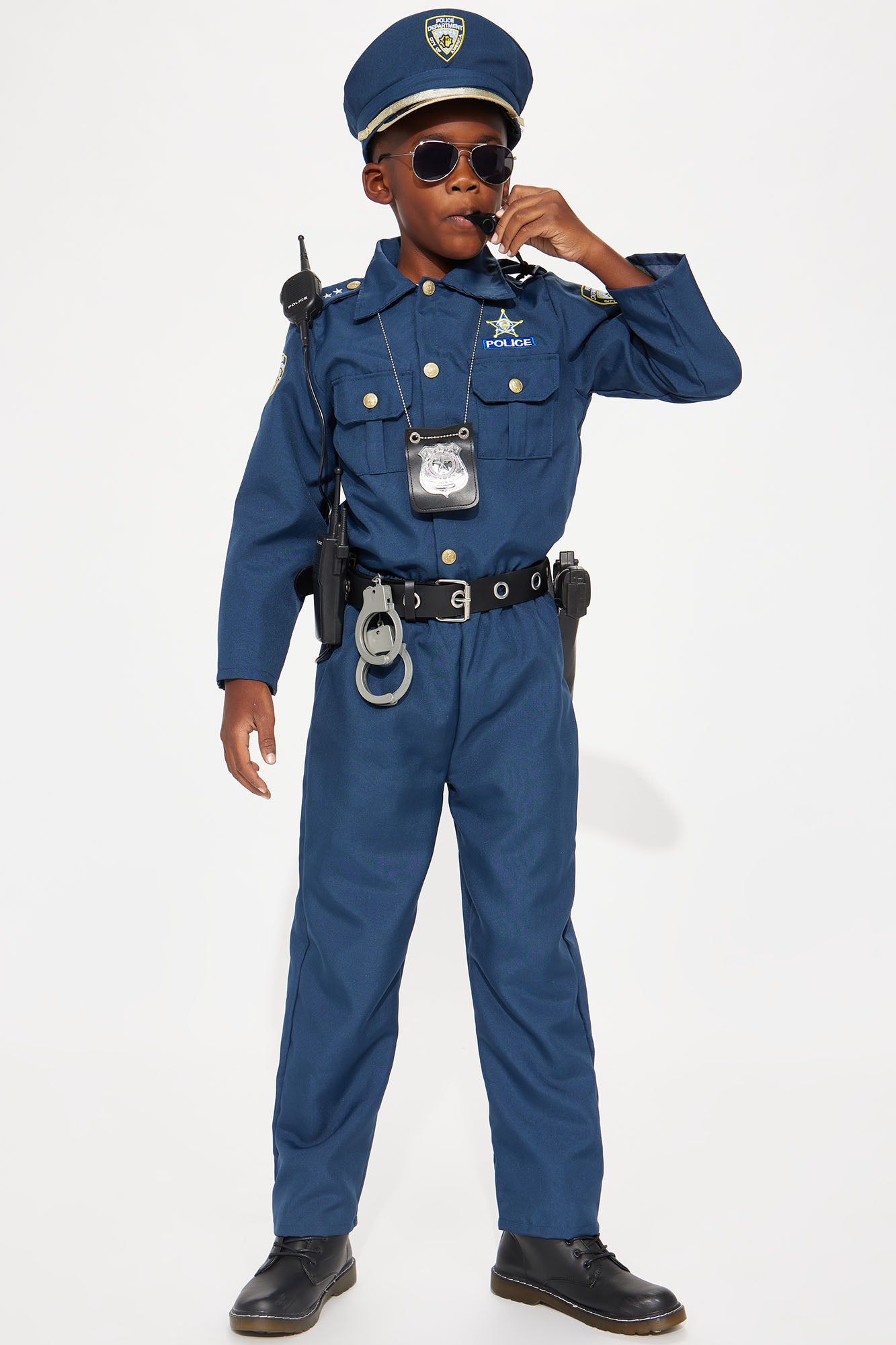 Mini Award Winning Police Officer Costume - Navy