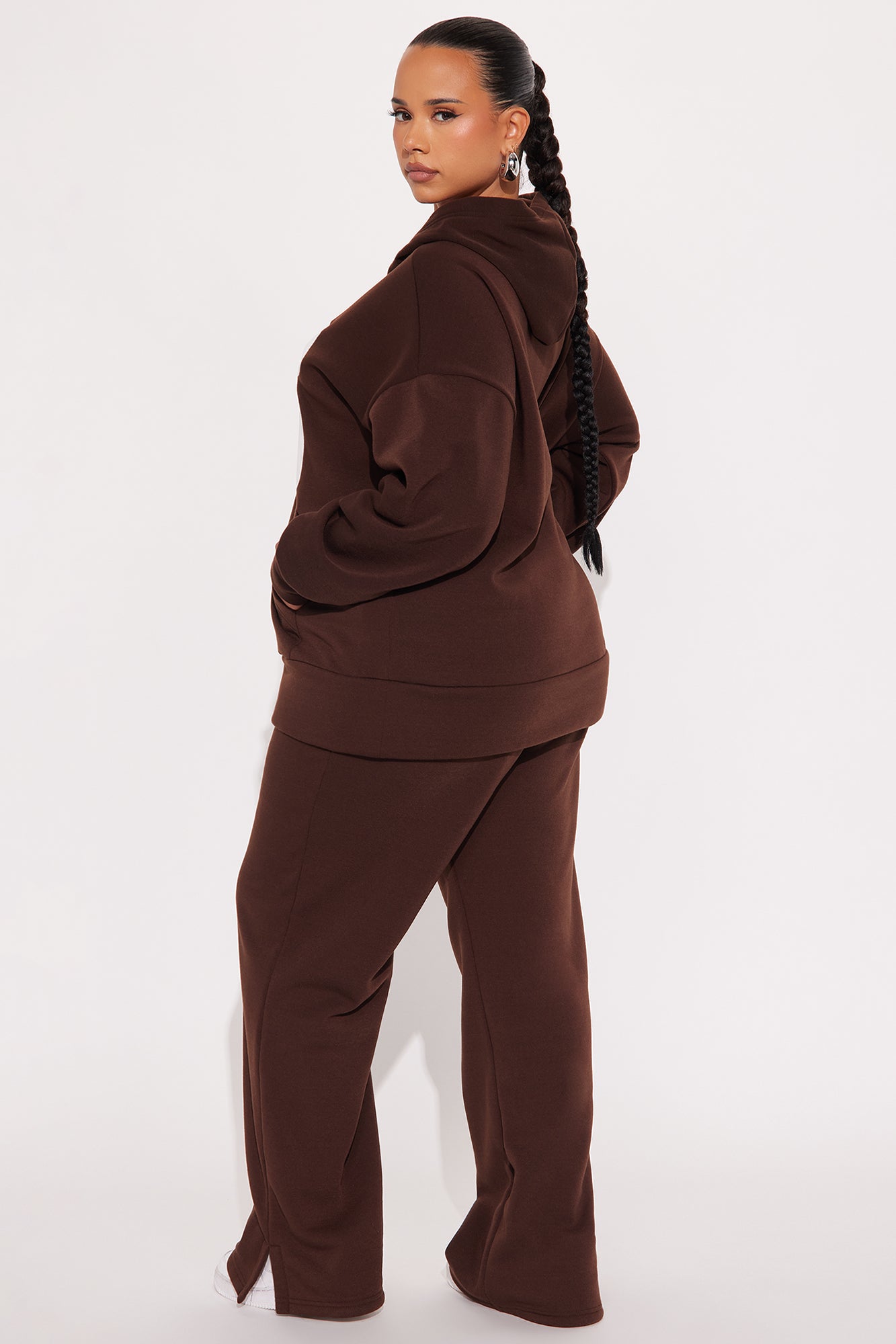 76' Champ Fleece Sweatsuit Set - Chocolate