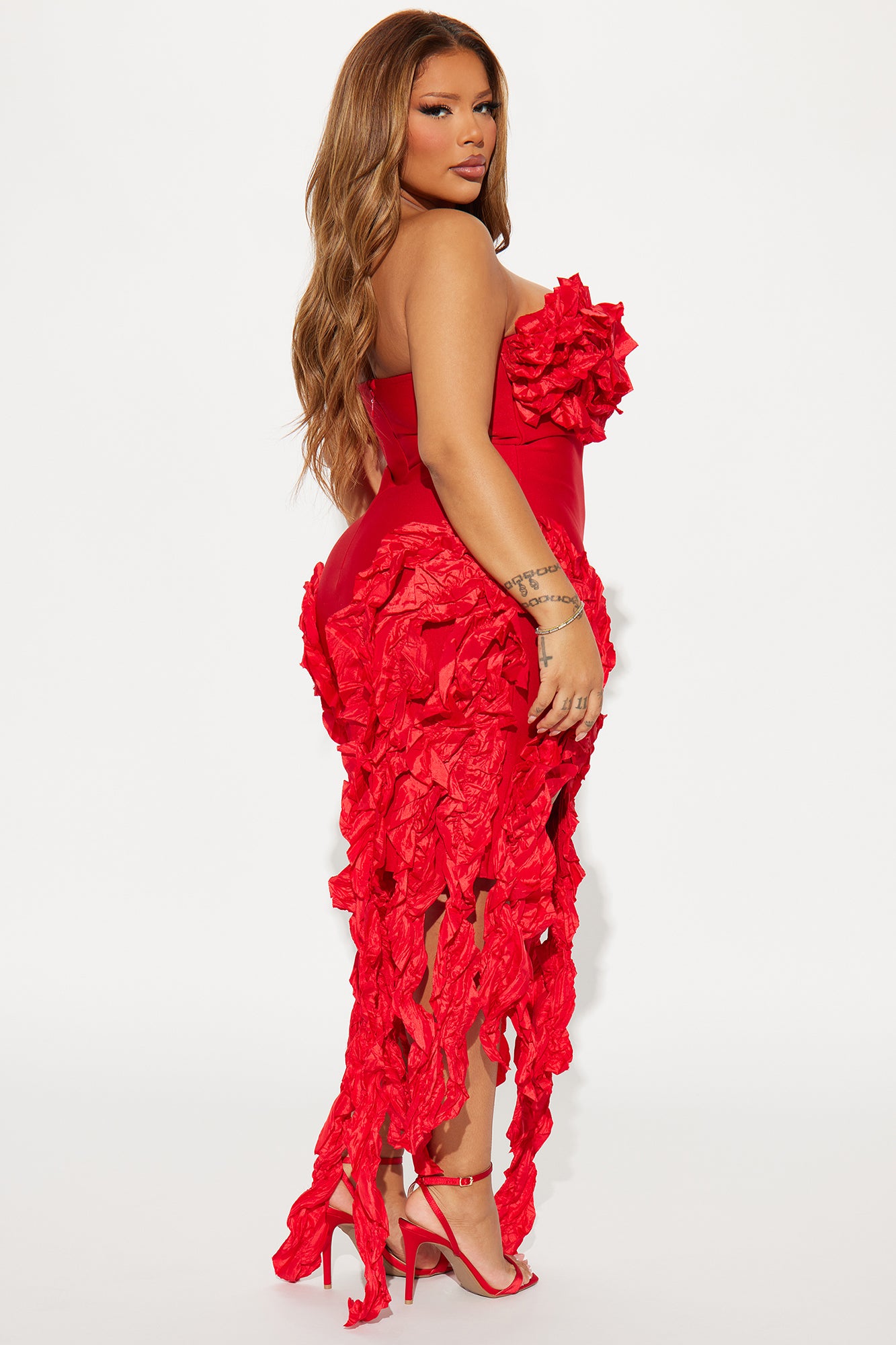 Leila Bandage Mini Dress - Red
