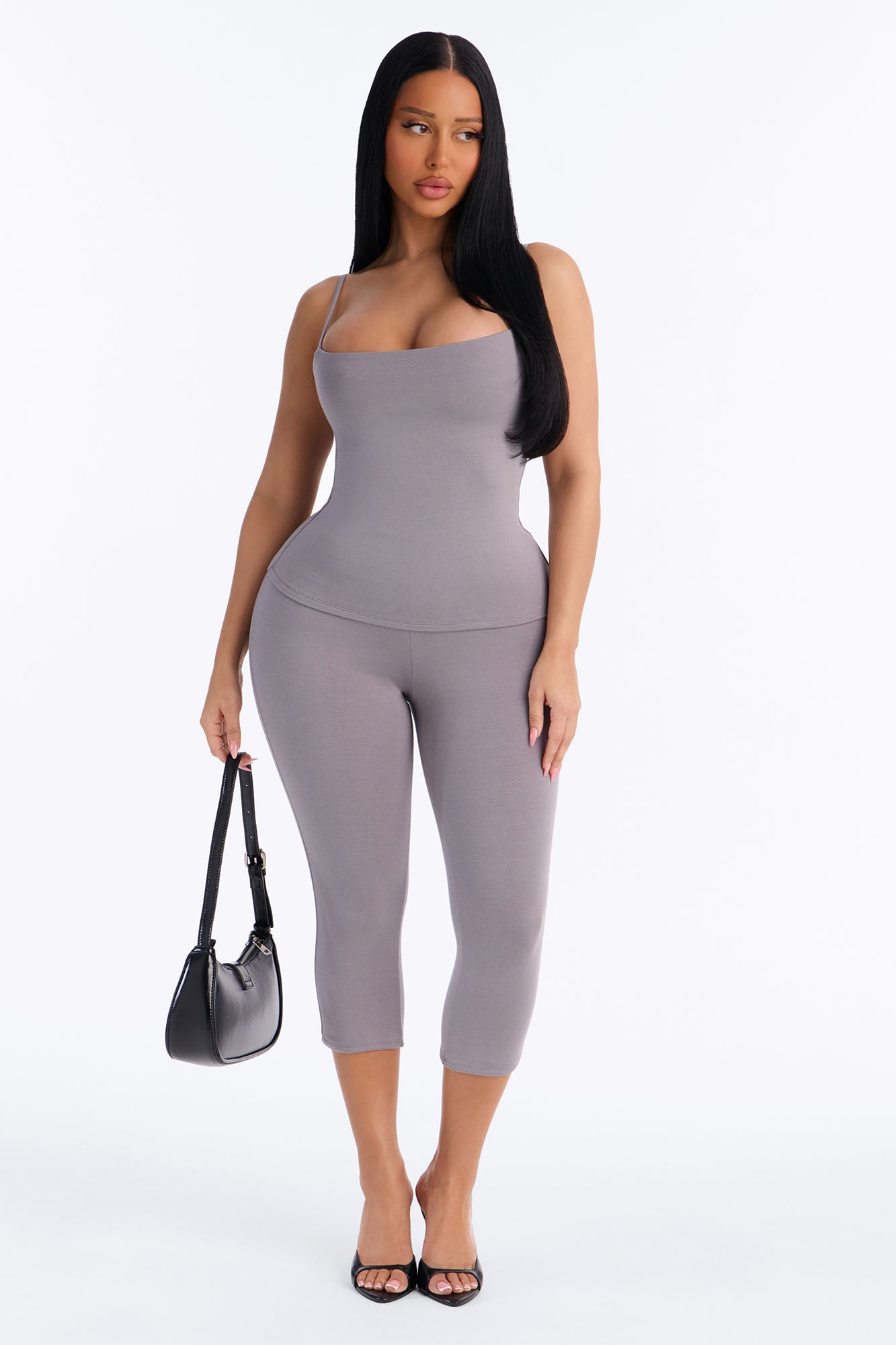 Kendall Premium Modal Tank Top - Grey