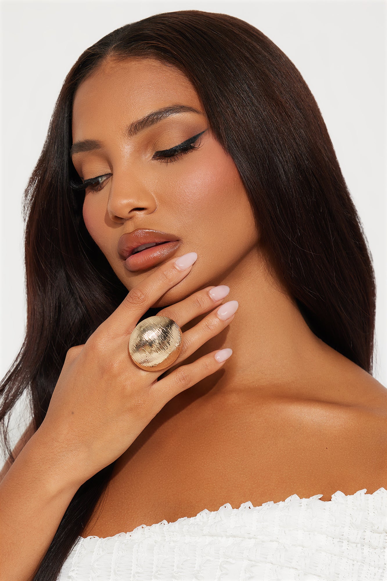Georgian Statement Ring - Gold