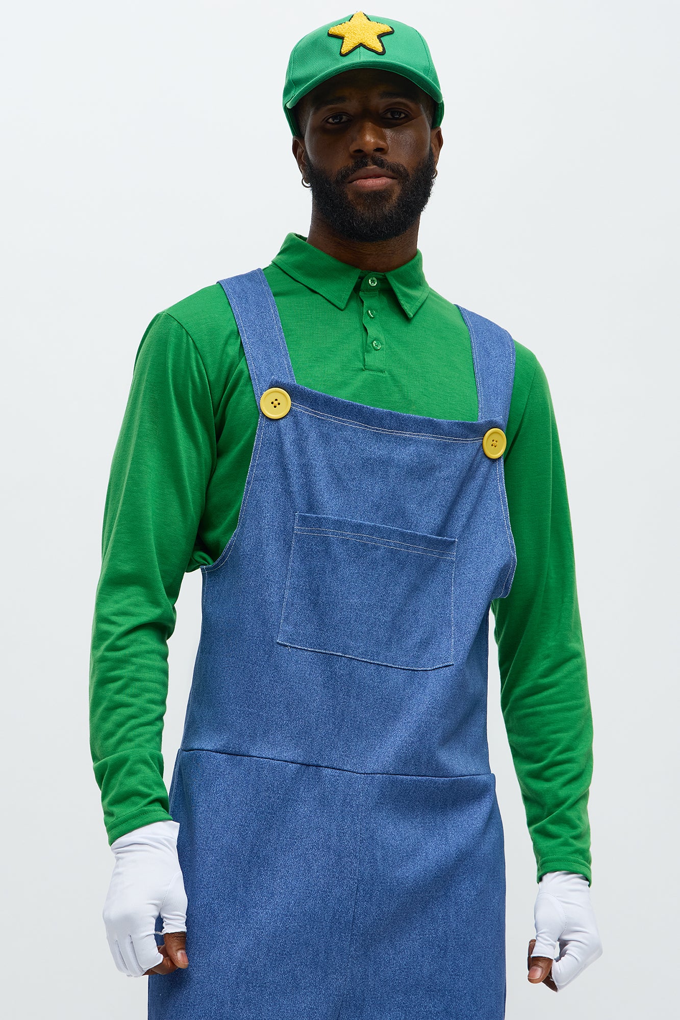 Power Up Brothers Halloween Costume - Green/combo