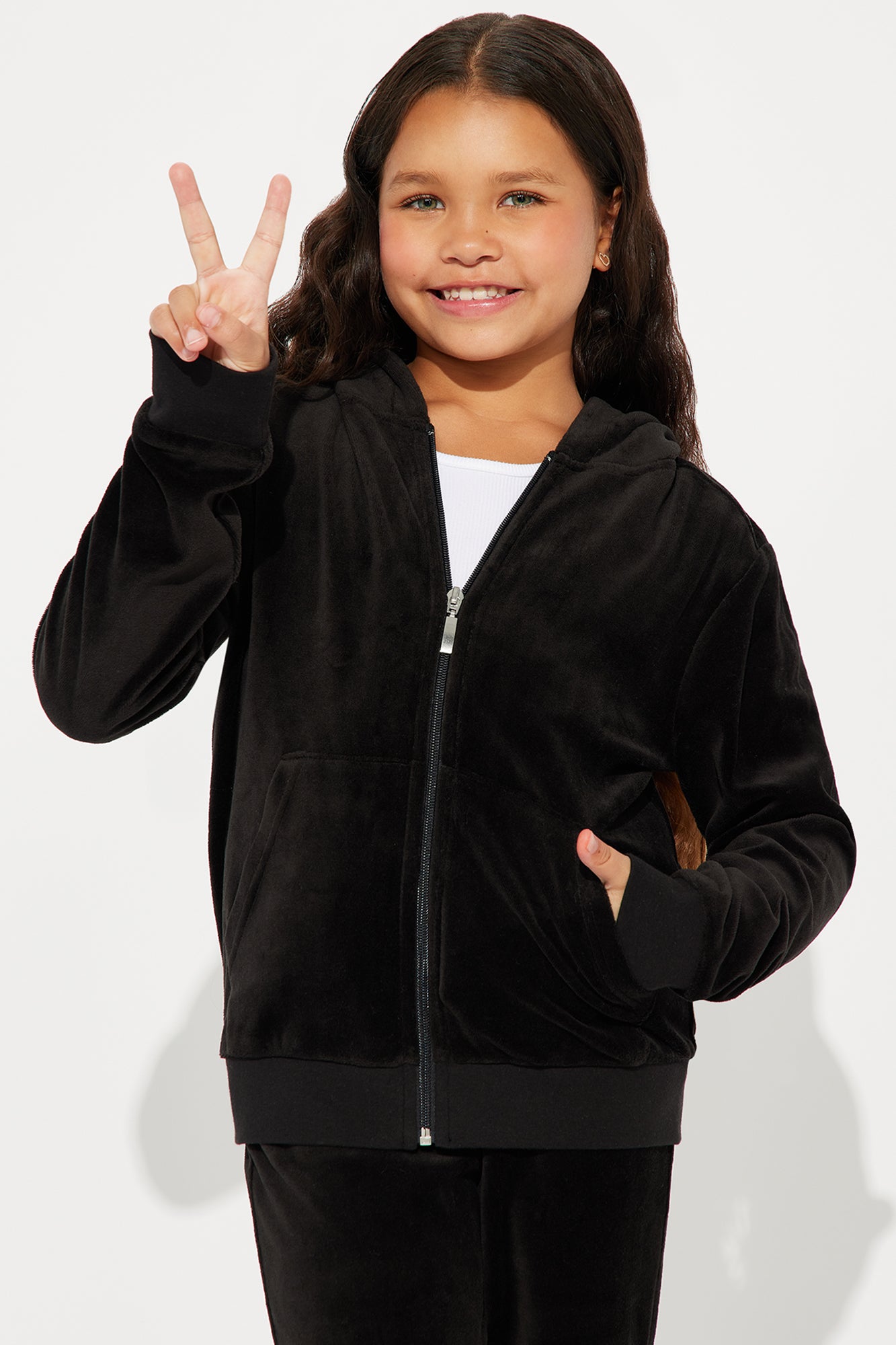 Mini Original Trendsetter II Velour Set - Black