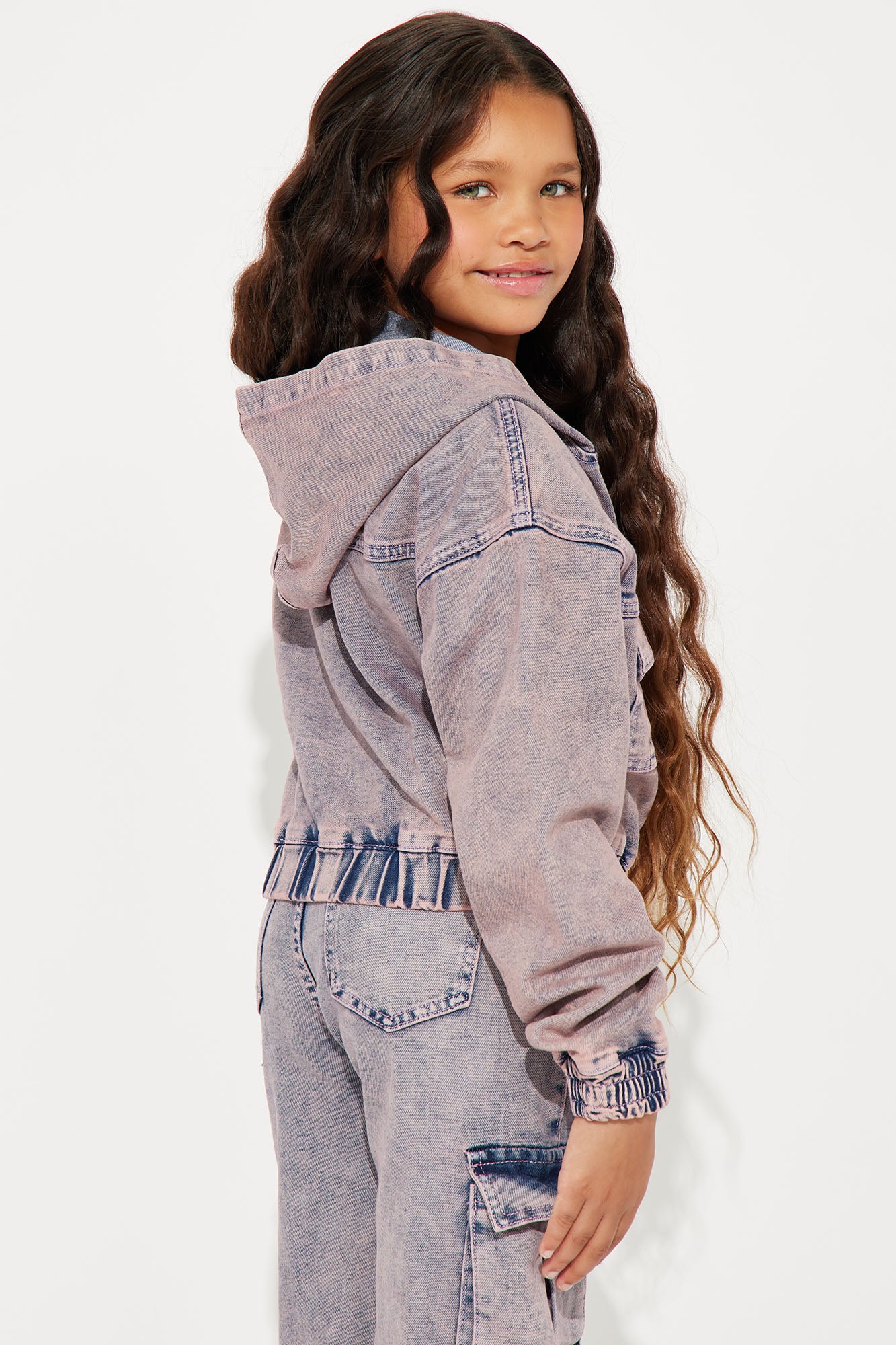 Mini So Different Denim Jacket - Pink