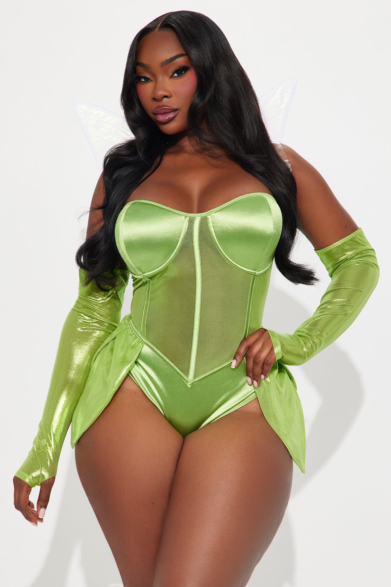 Fantasy Fairy Princess 5 Piece Costume Set - Green