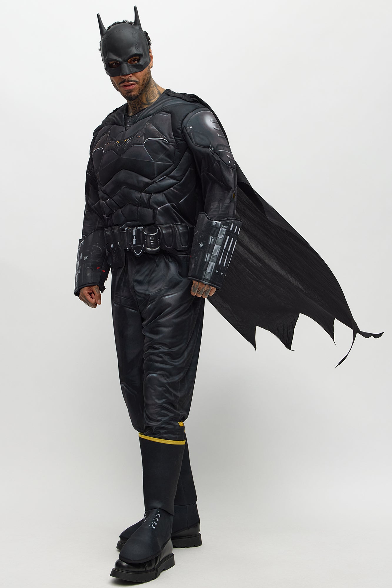 Batman 5 Piece Costume Set - Black